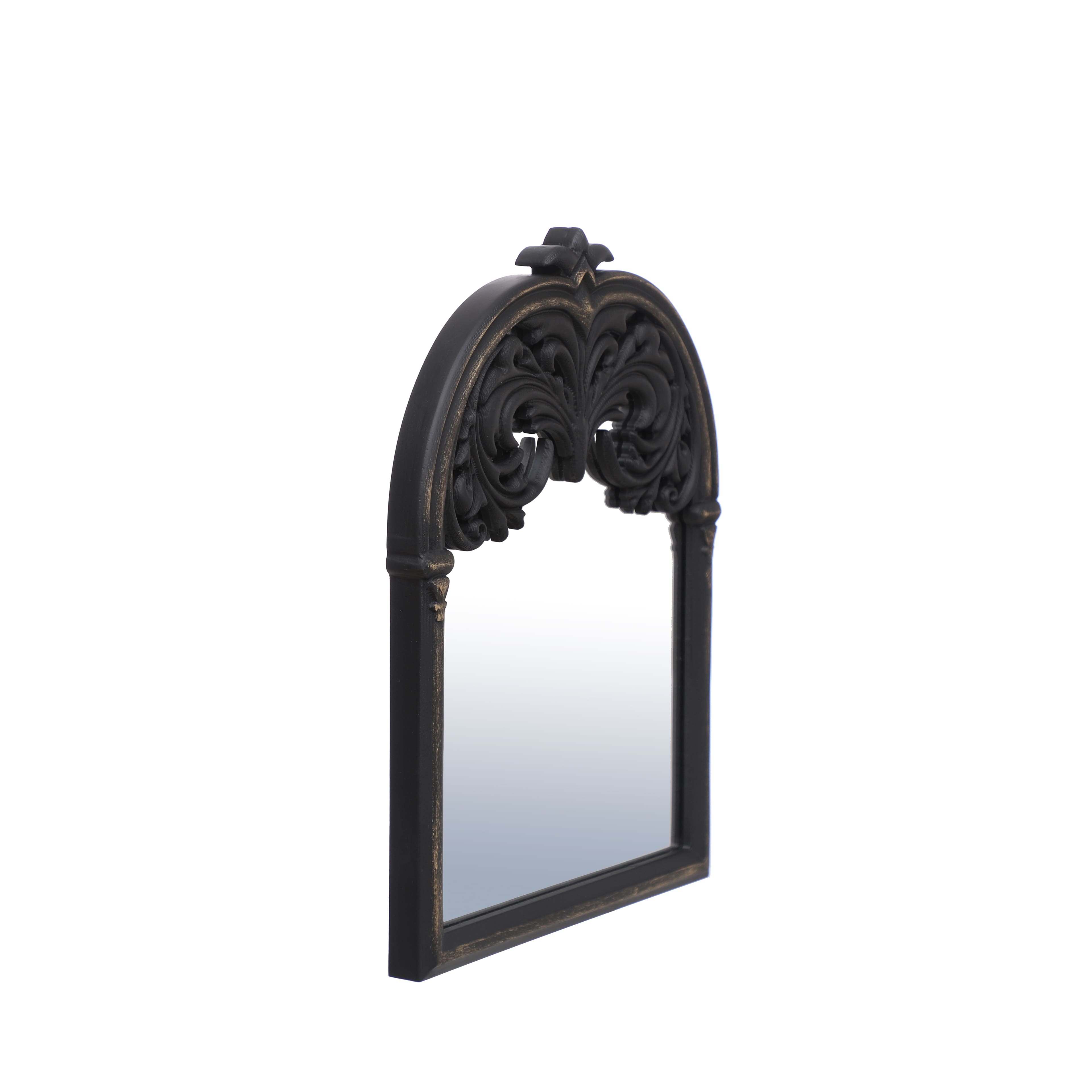 13&#x22; Gothic Style Black Wall Mirror by Ashland&#xAE;