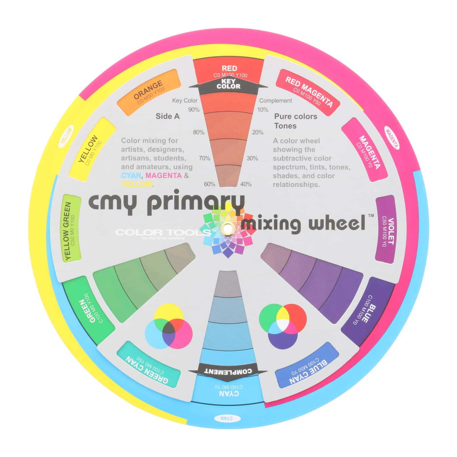 Color Wheel Co&#x2122; CMY Primary Mixing Wheel&#x2122;