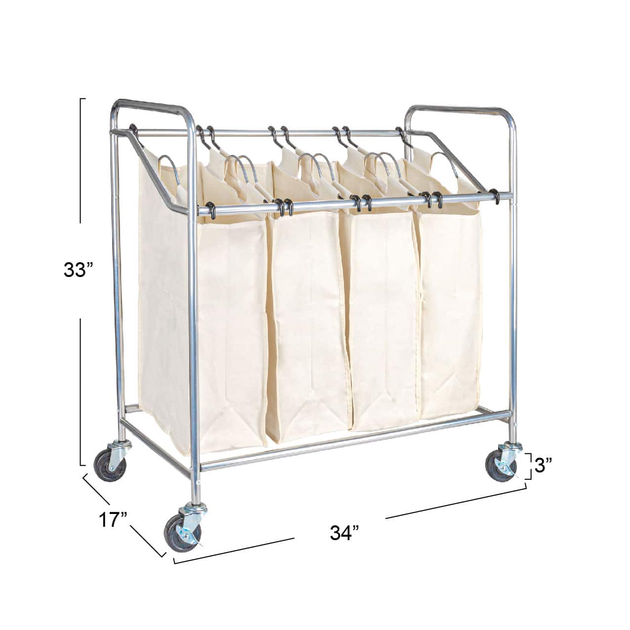 Household Essentials Heavy-Duty Quad Sorter