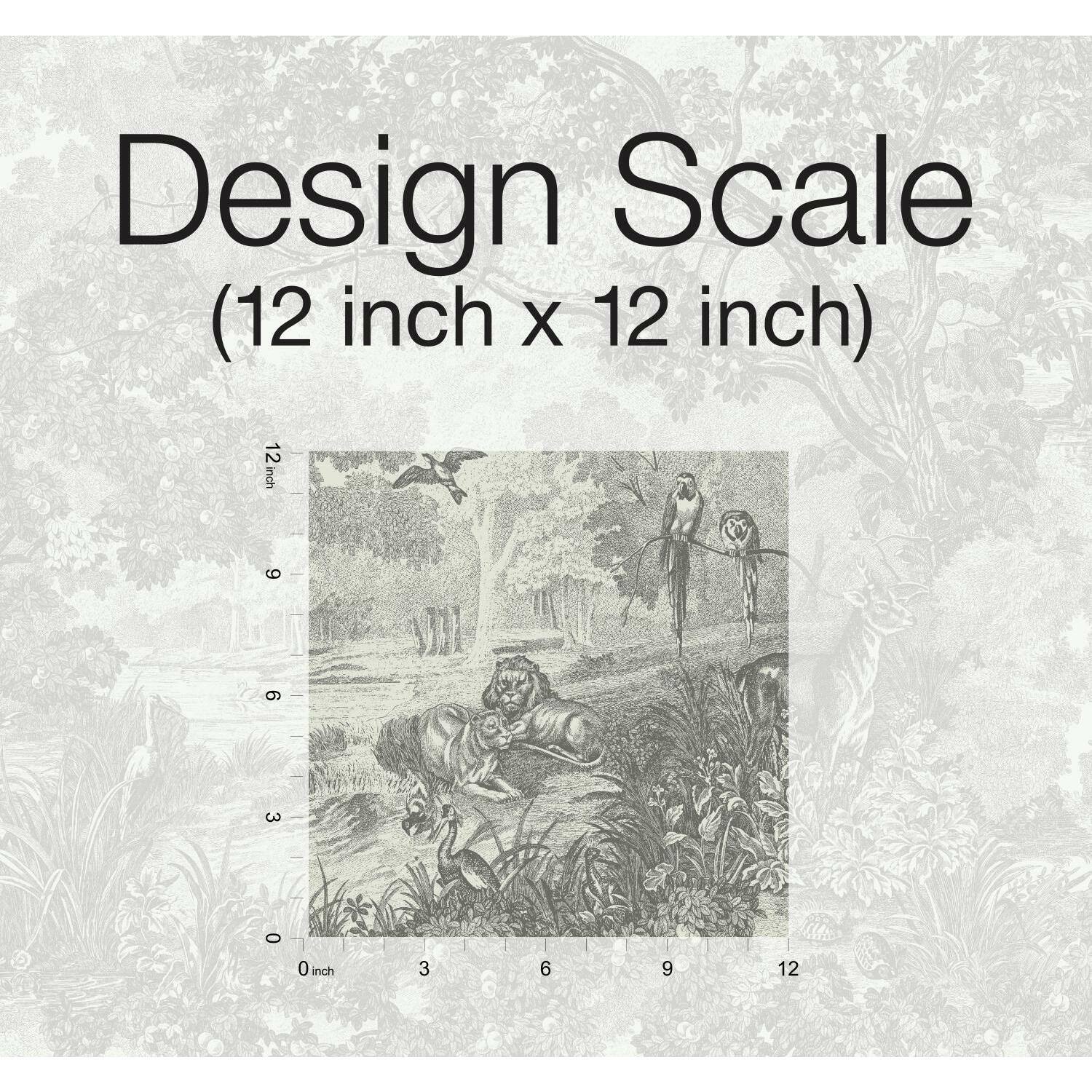 RoomMates Jungle Toile Peel &#x26; Stick Wallpaper