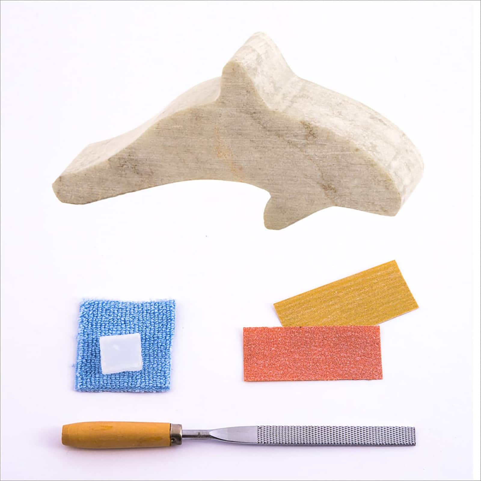 Studiostone Creative Orca Soapstone Carving Kit