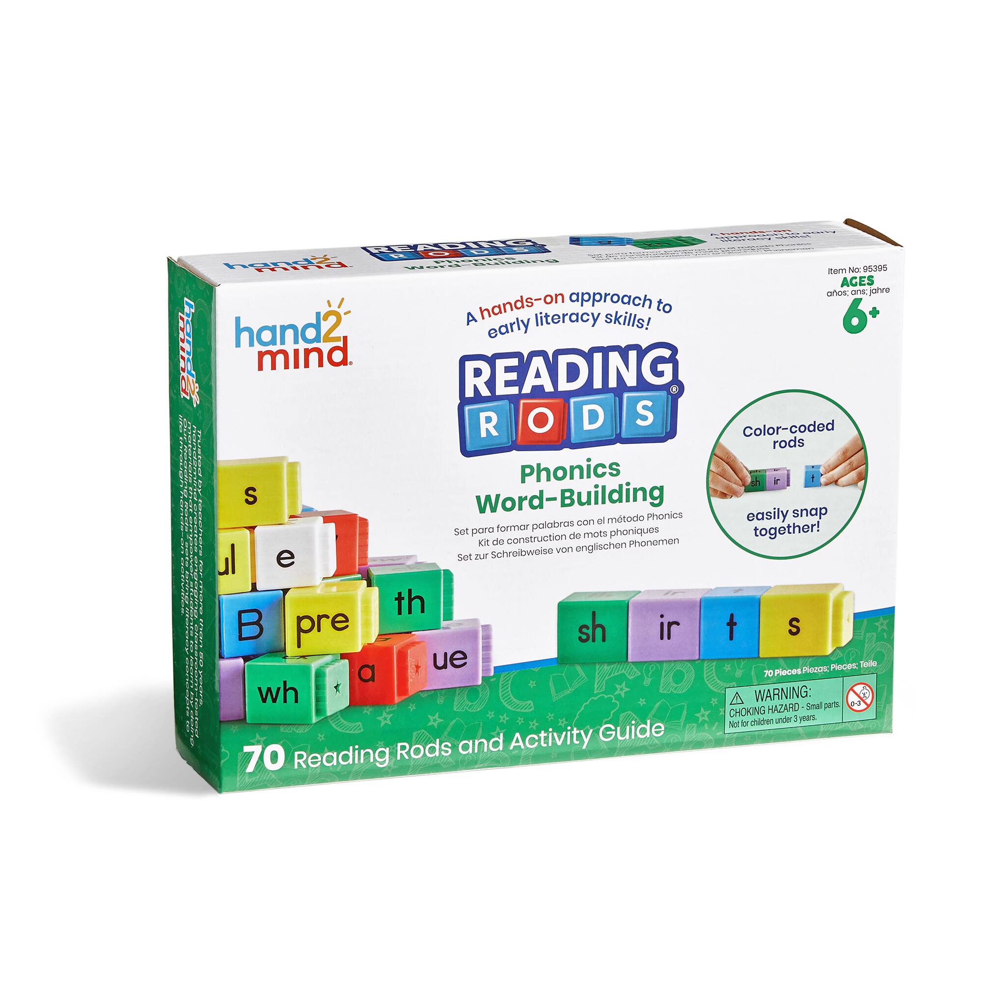 hand2mind Reading Rods® Phonics Word-Building Set
