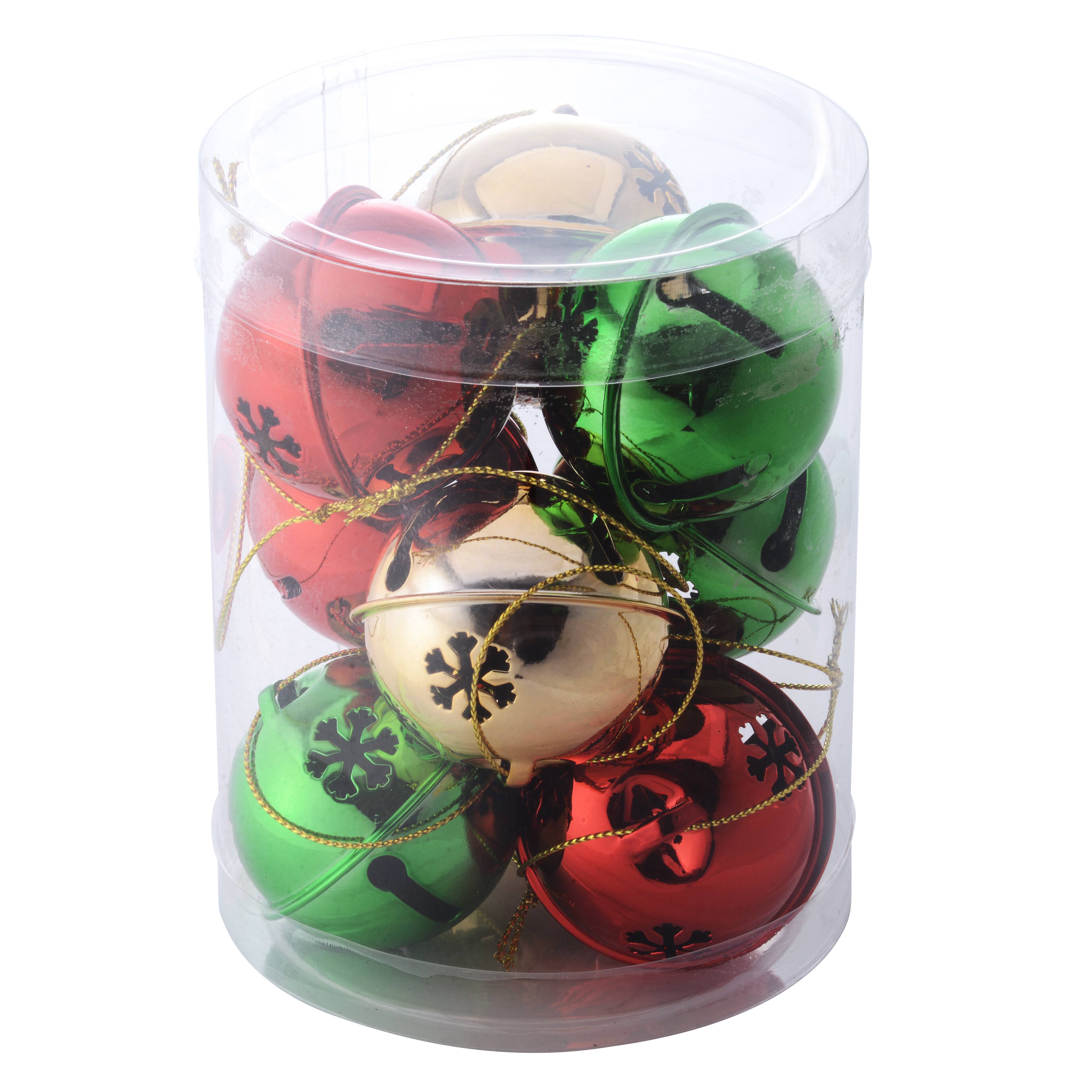 48mm Snowflake Jingle Bells, 9ct. by Creatology&#x2122;
