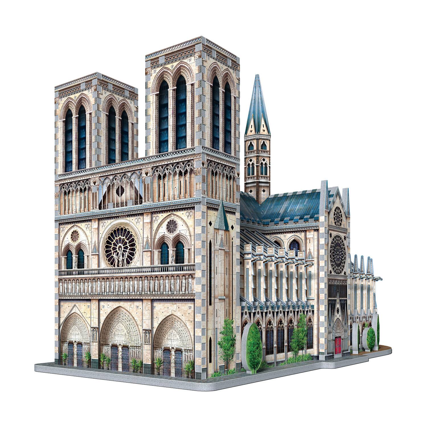 Castles & Cathedrals - Notre-Dame de Paris 3D Puzzle: 830 Pcs