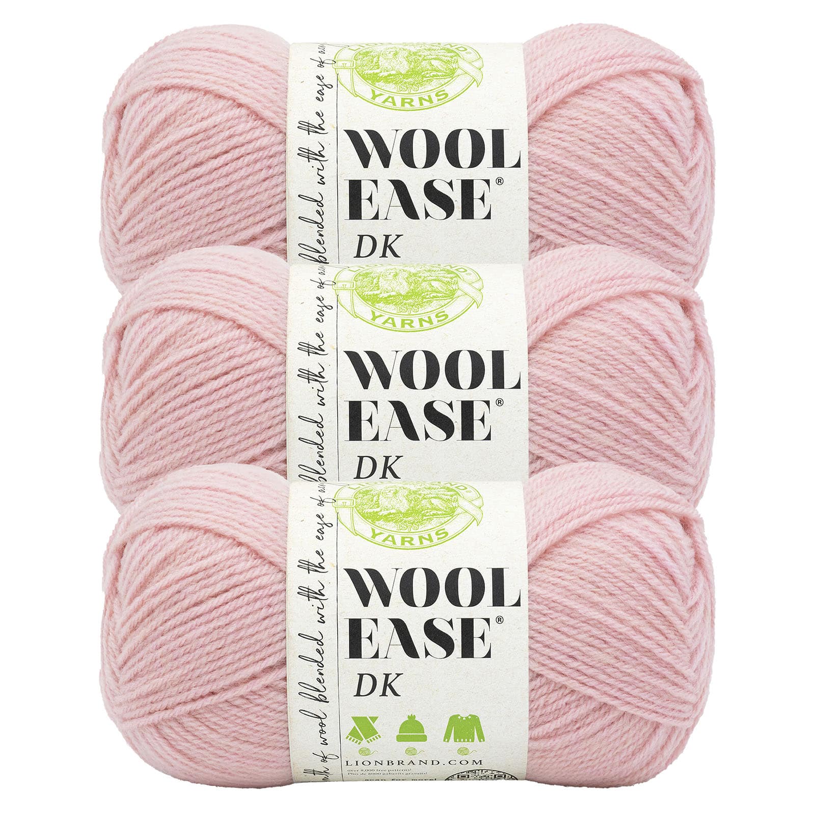3 Pack Lion Brand&#xAE; Wool-Ease&#xAE; DK Yarn