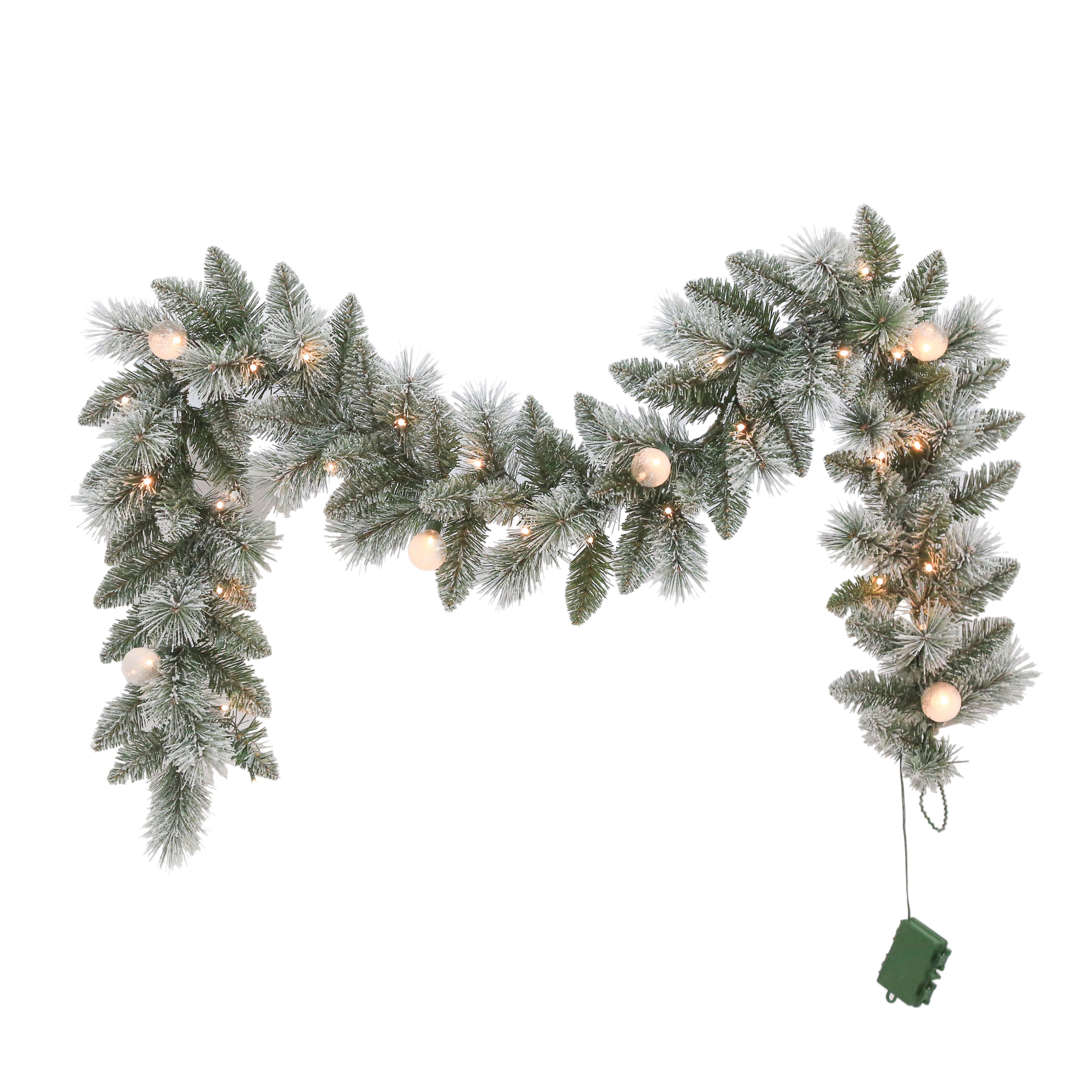 6ft. Pre-Lit Glacier Fir Garland by Ashland&#xAE;