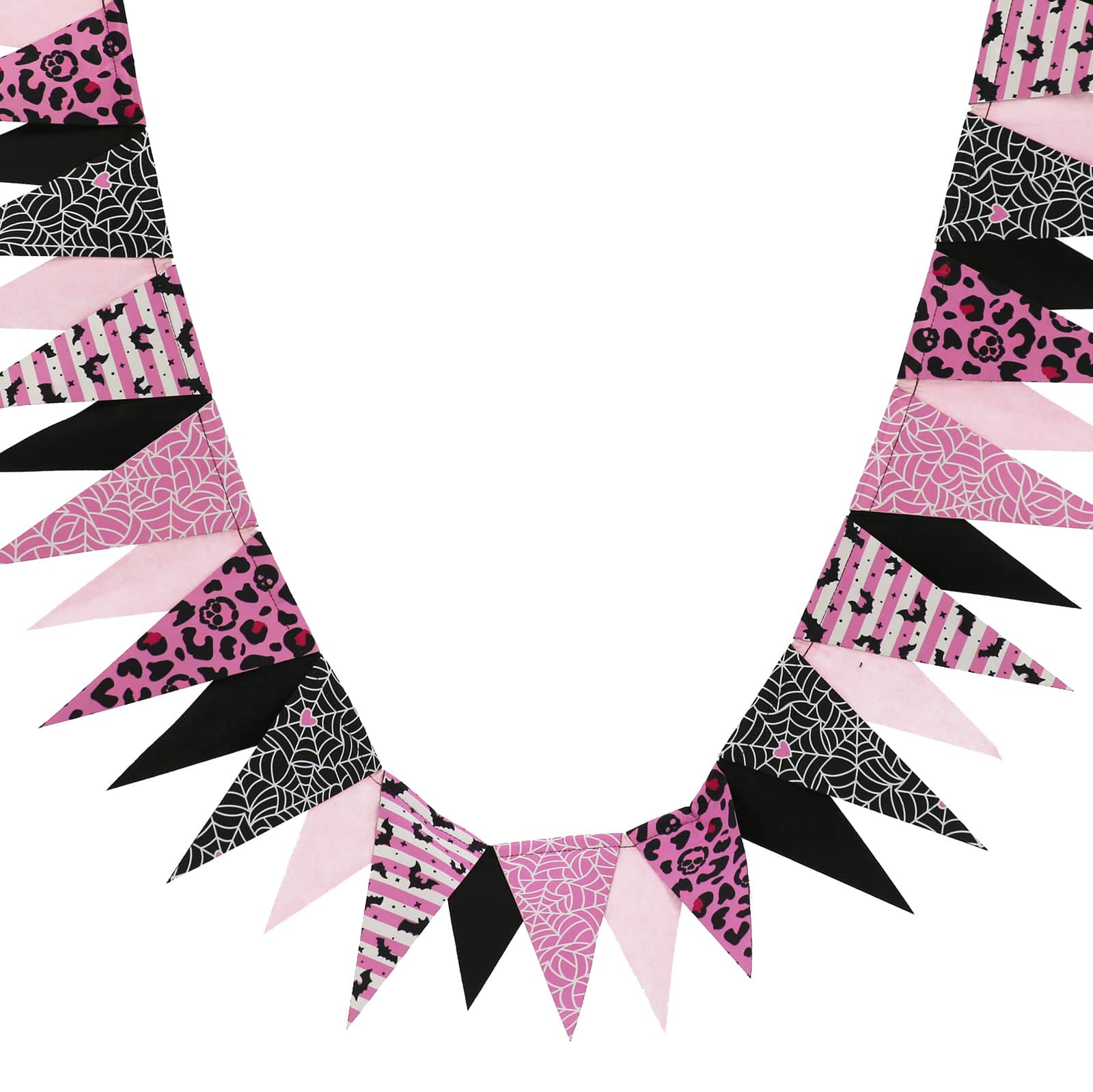 6ft. Pink Halloween Flag Garland by Ashland&#xAE;