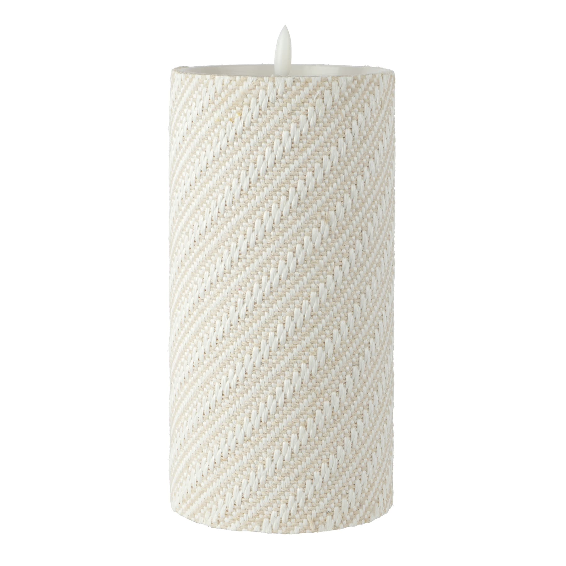 8&#x22; Woven Wax LED Pillar Candle by Ashland&#xAE;