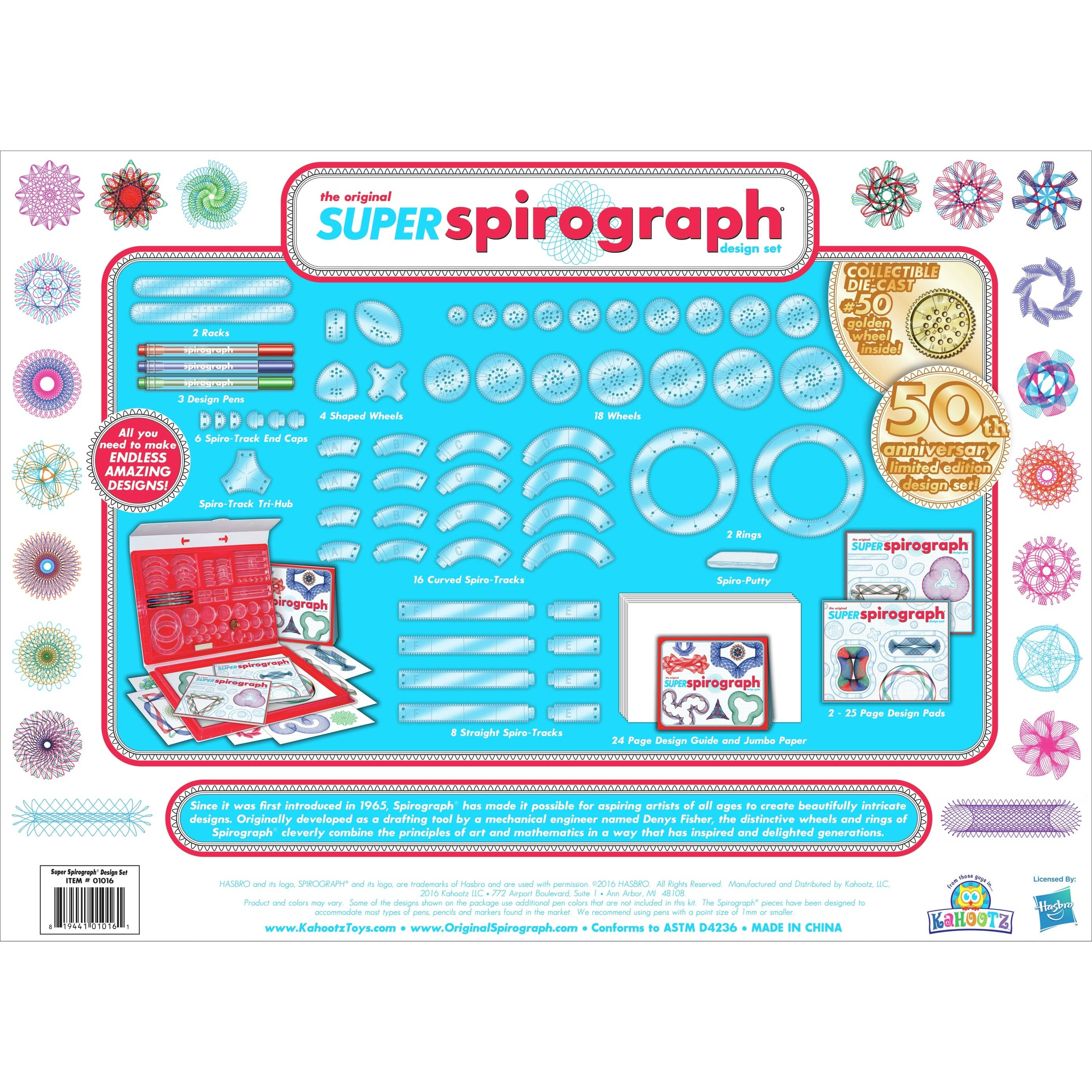 the original super spirograph design set