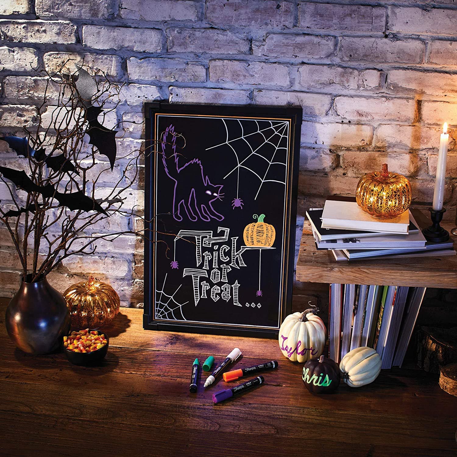 8 Packs: 3 ct. (24 total) Sharpie® Secondary Medium Point Wet Erase Chalk Markers