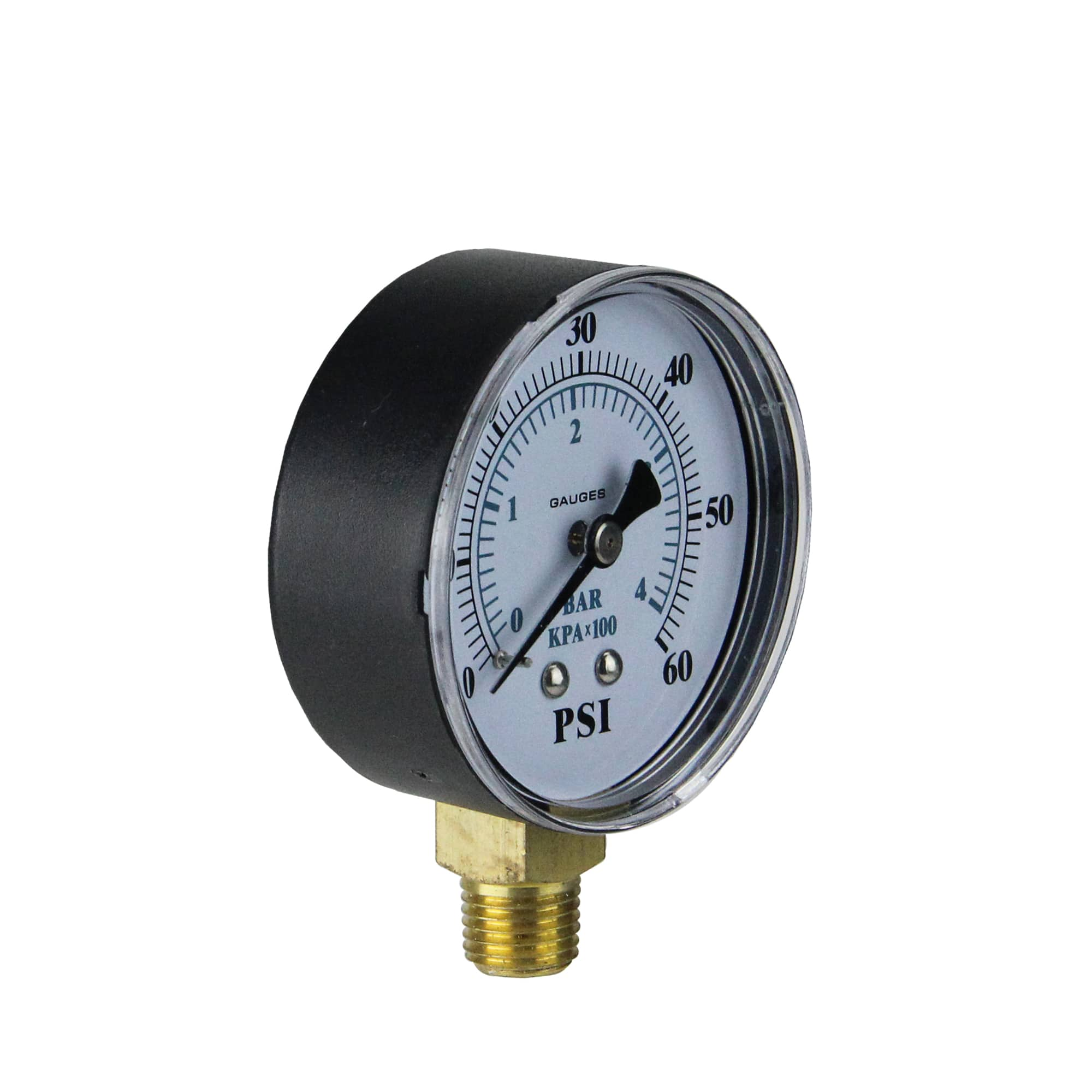 3.25&#x22; Side Mount Pressure Gauge for Pool Pump