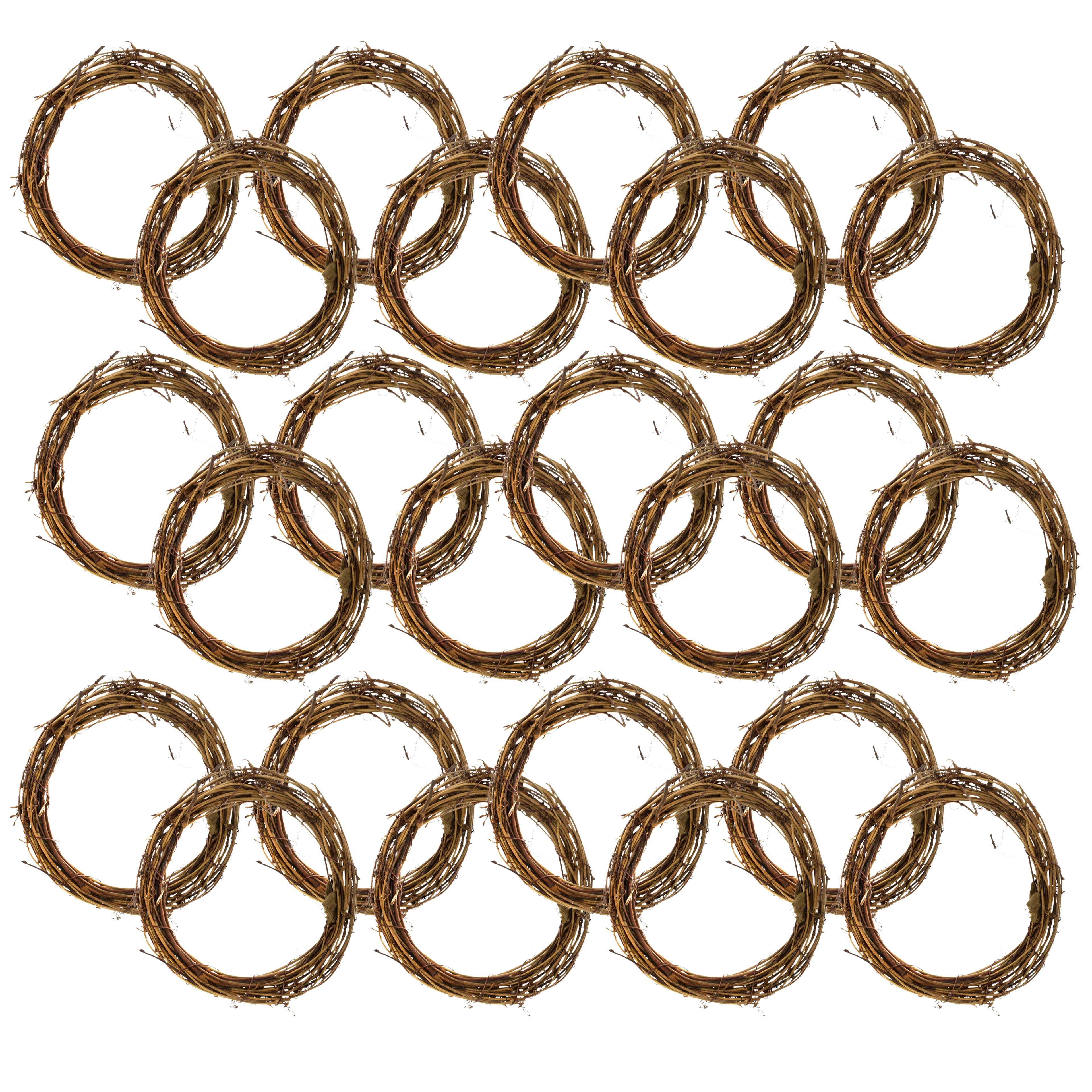 24 Pack: 6&#x22; Natural Grapevine Wreath by Ashland&#xAE;