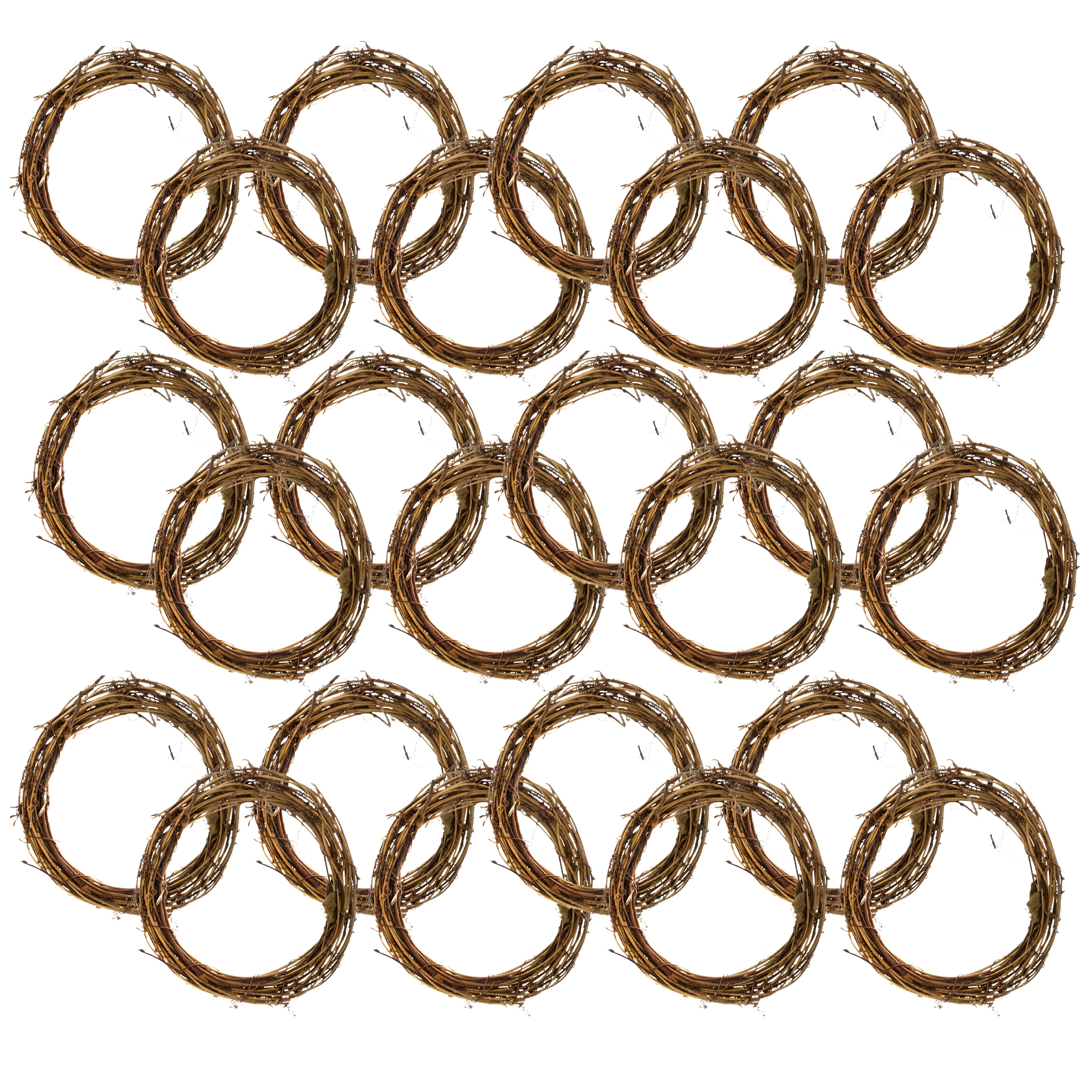 24 Pack: 6" Natural Grapevine Wreath by Ashland®