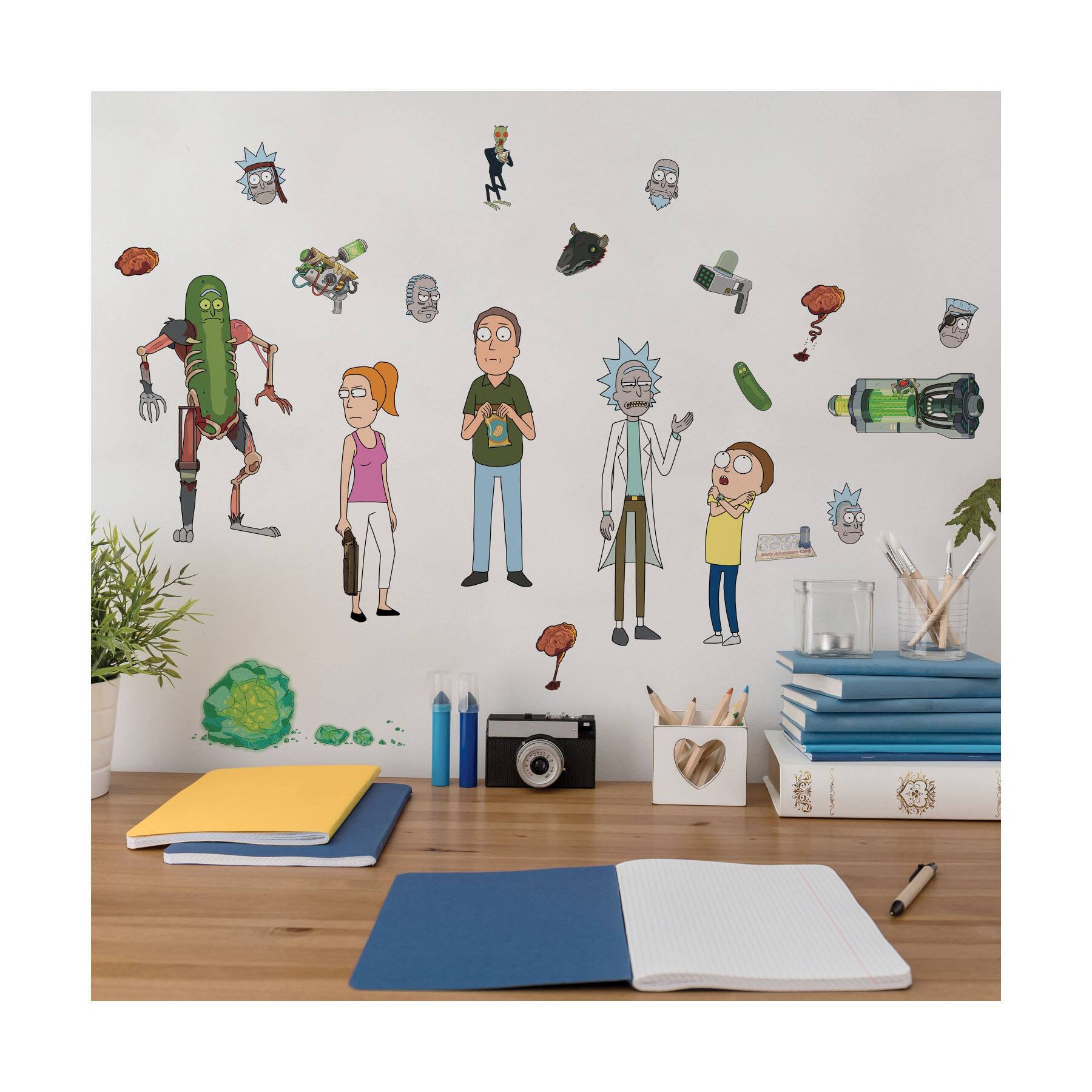 RoomMates Rick and Morty Peel &#x26; Stick Wall Decals