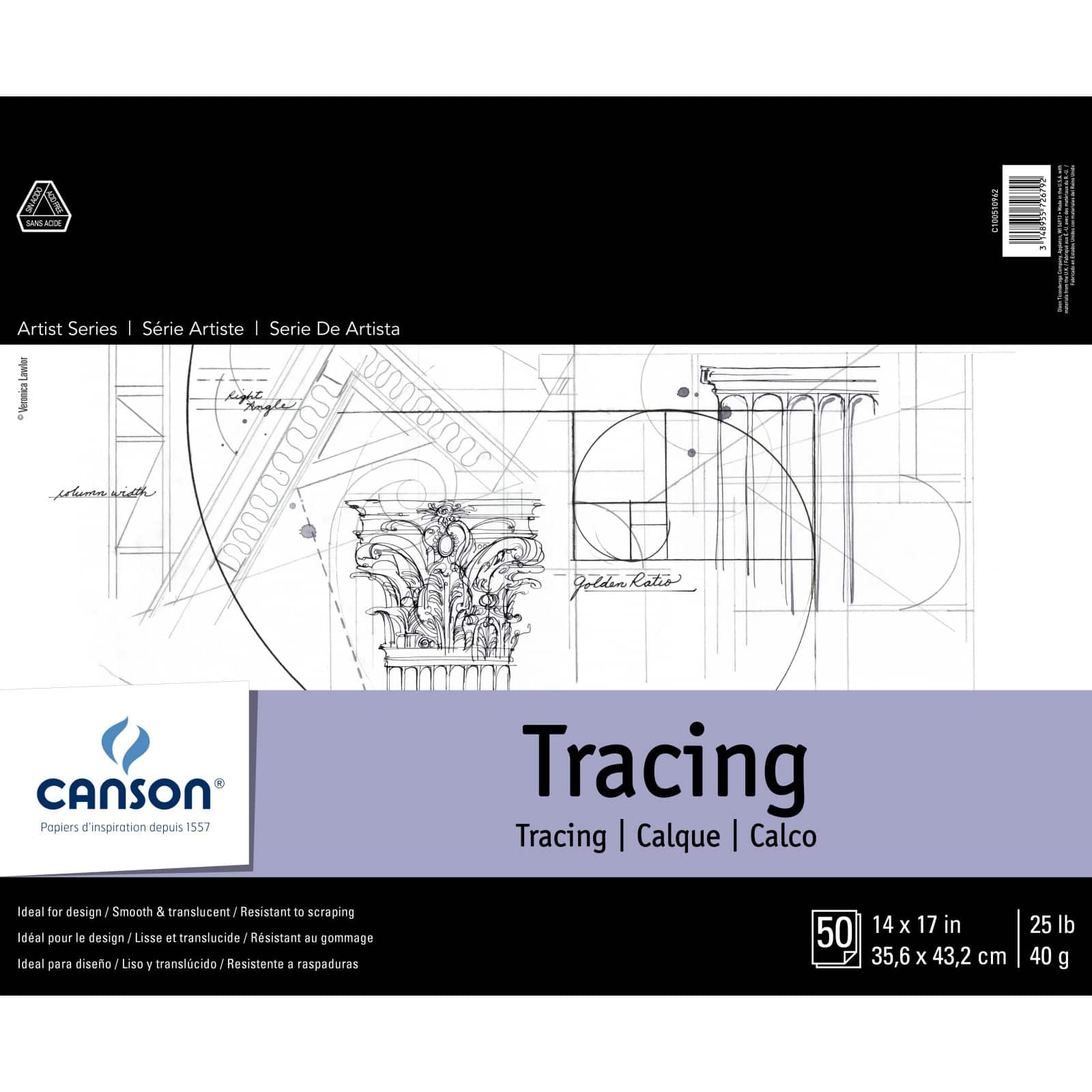 Canson&#xAE; Artist Series Tracing Pad