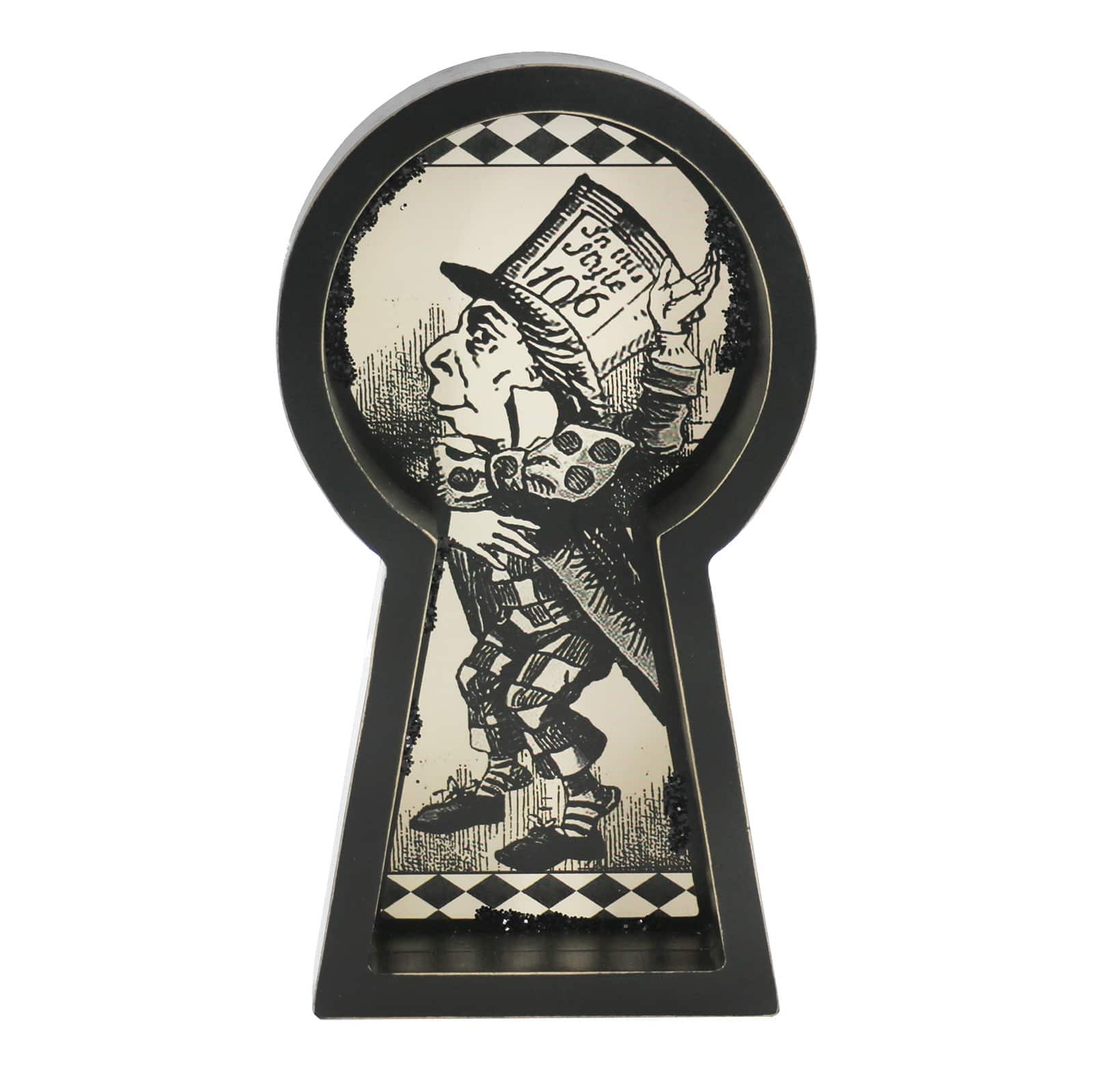Assorted 7&#x22; Wonderland Character Keyhole Block Tabletop D&#xE9;cor, 1pc. by Ashland&#xAE;