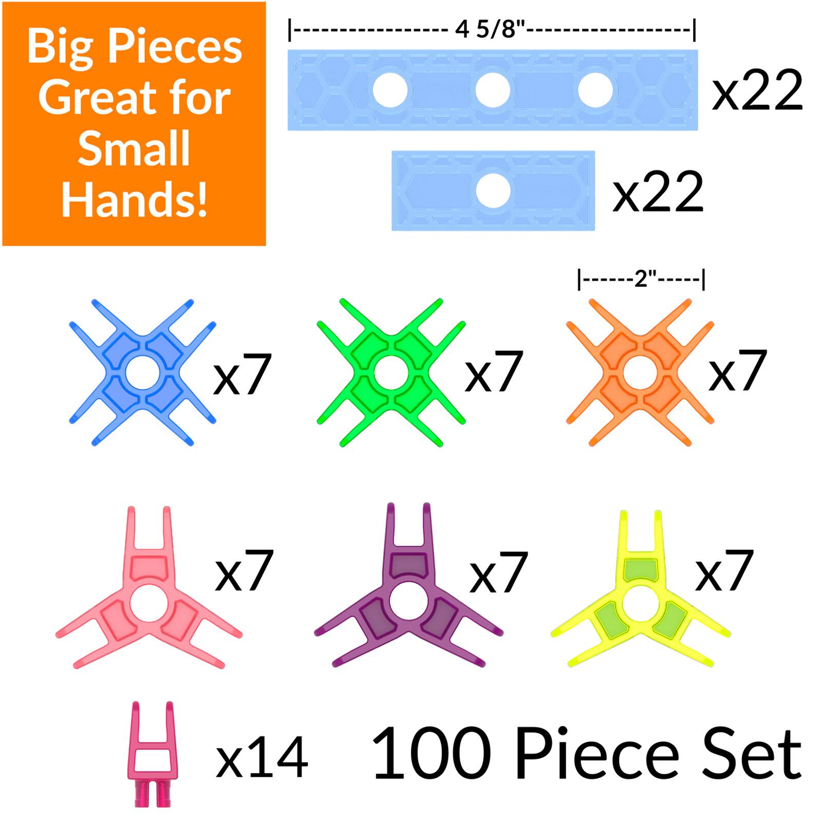 brackitz inventor 100 piece set