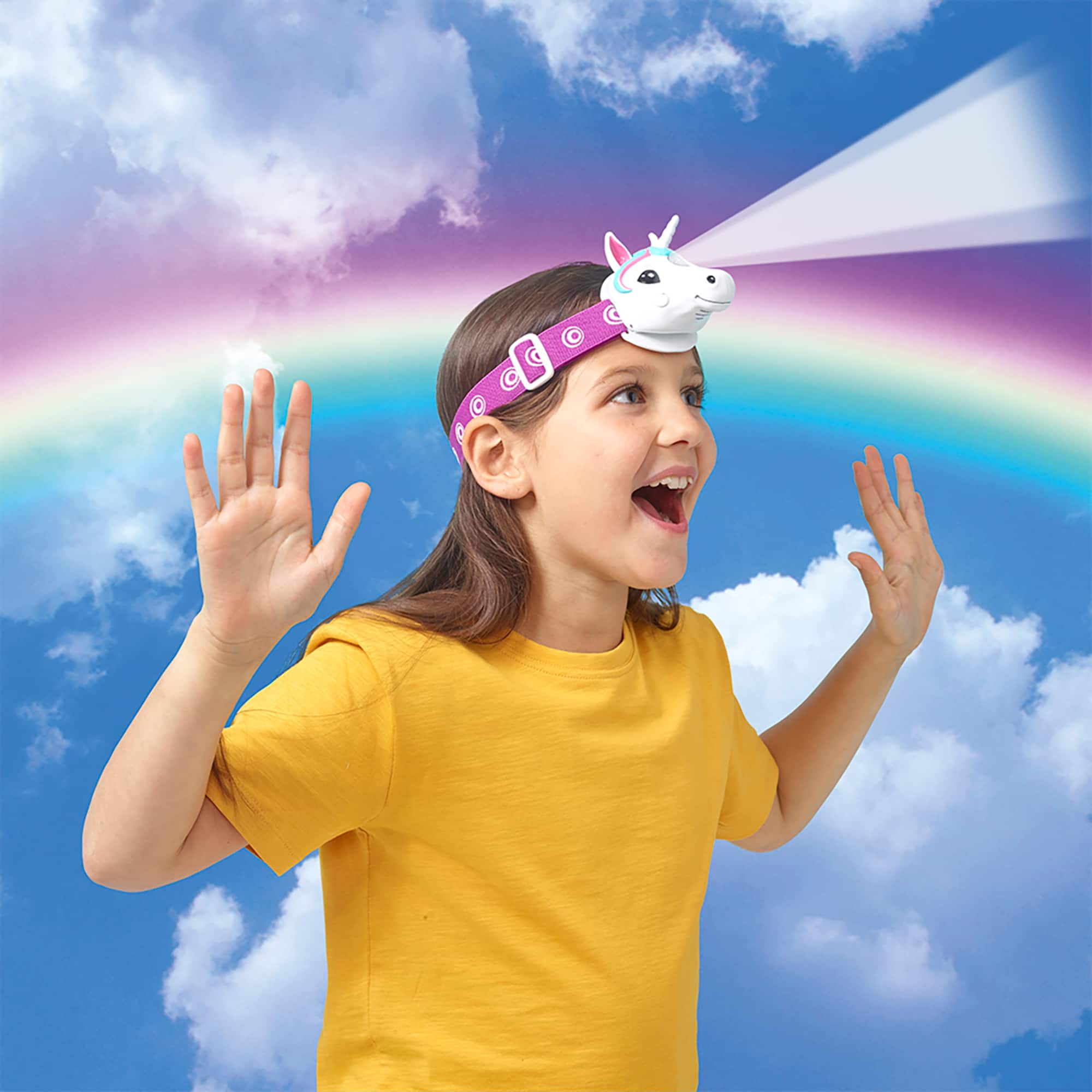 Brainstorm Toys Unicorn Head Flashlight With Light &#x26; Sound