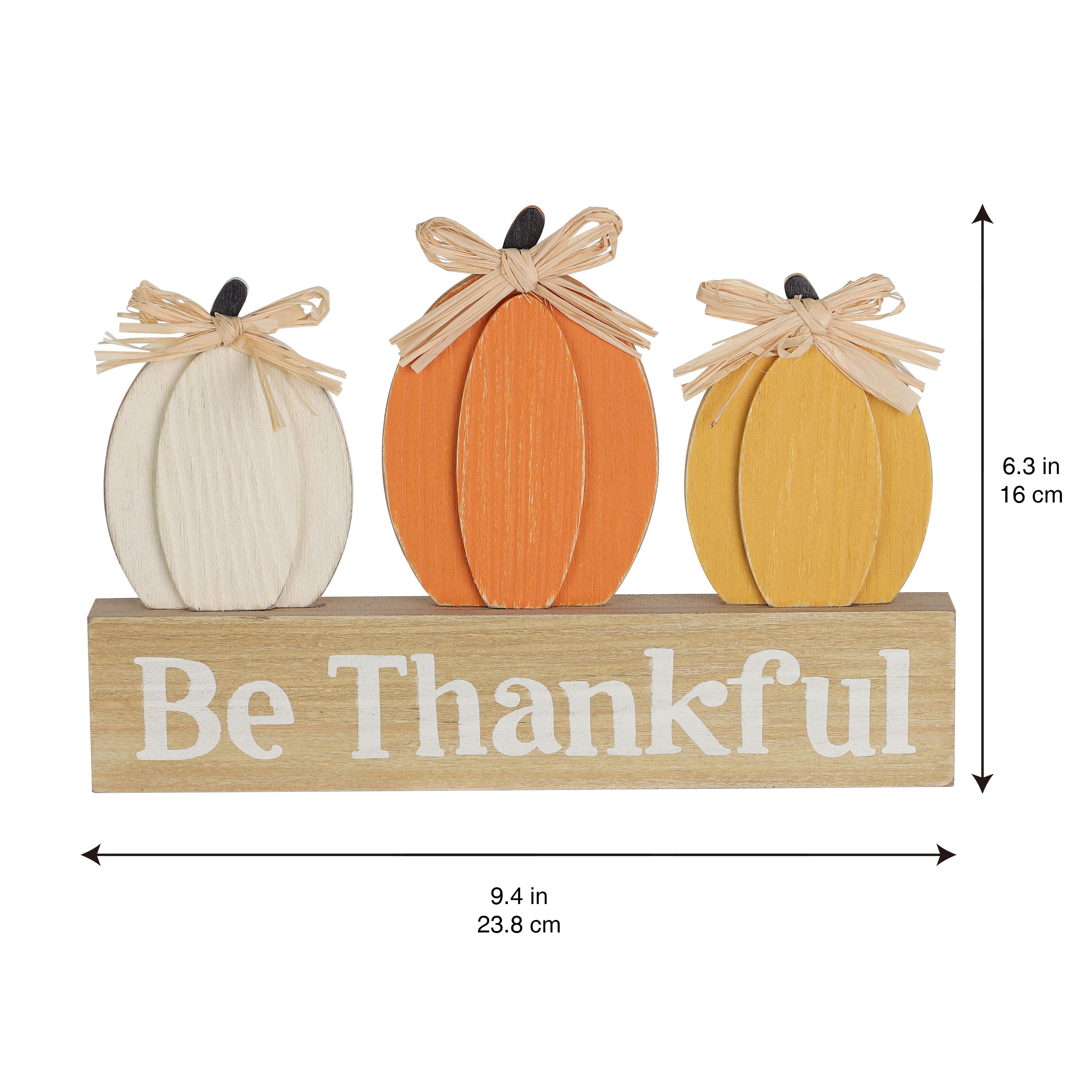 9.5&#x22; Be Thankful Tabletop D&#xE9;cor by Ashland&#xAE;