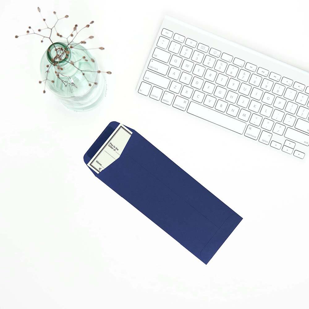 JAM Paper #10 Presidential Blue Policy Business Premium Envelopes