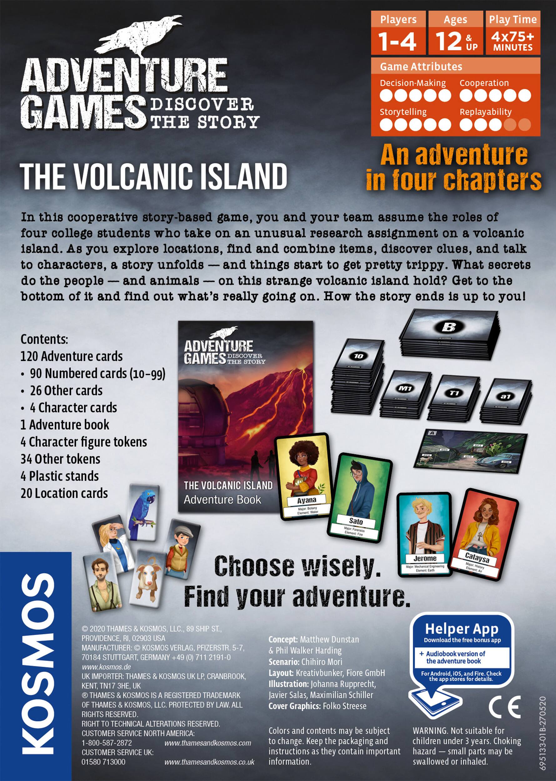 Thames &#x26; Kosmos Adventure Games: The Volcanic Island