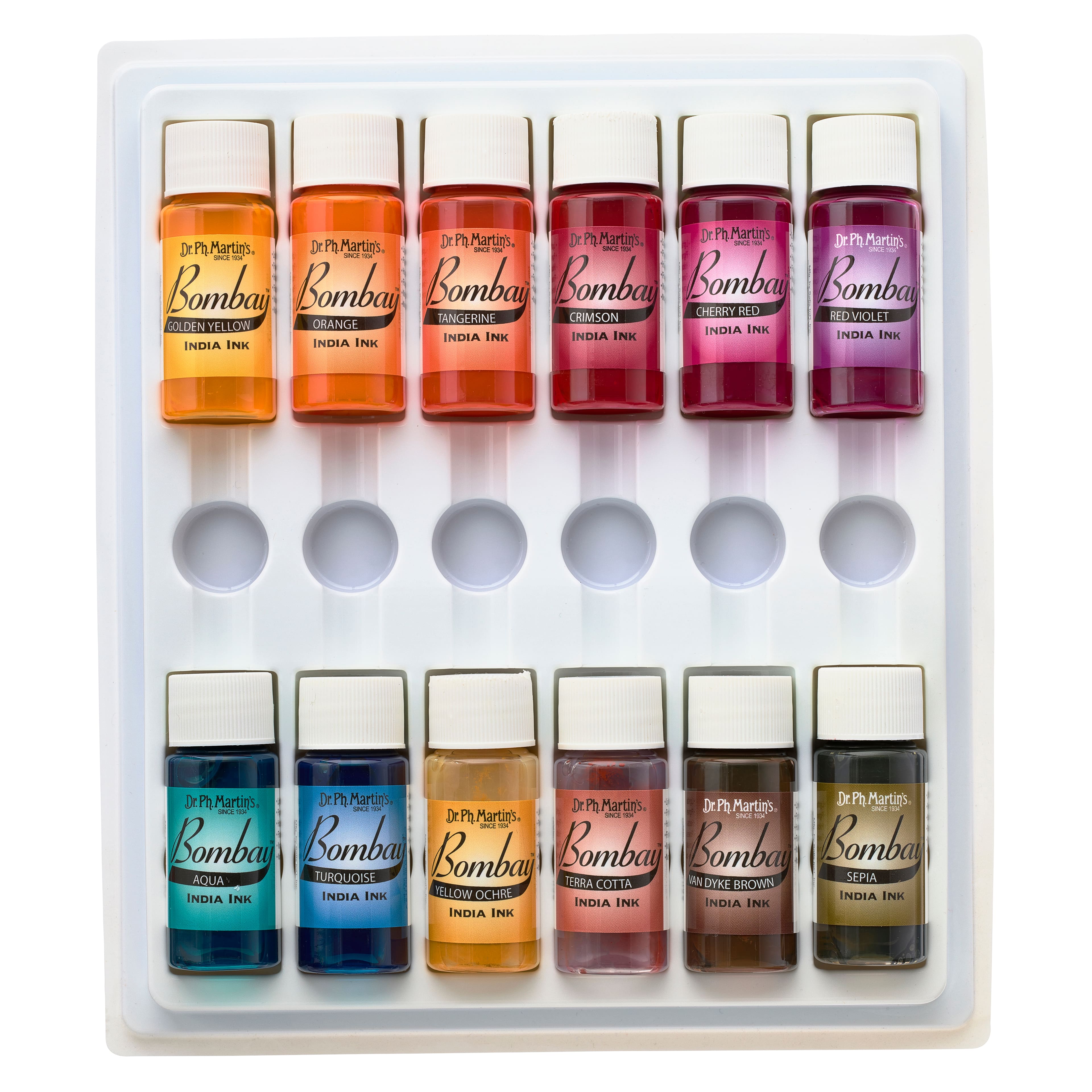 Dr. Ph. Martin's Bombay India Ink Set, 0.5oz. Set #2 | Michaels