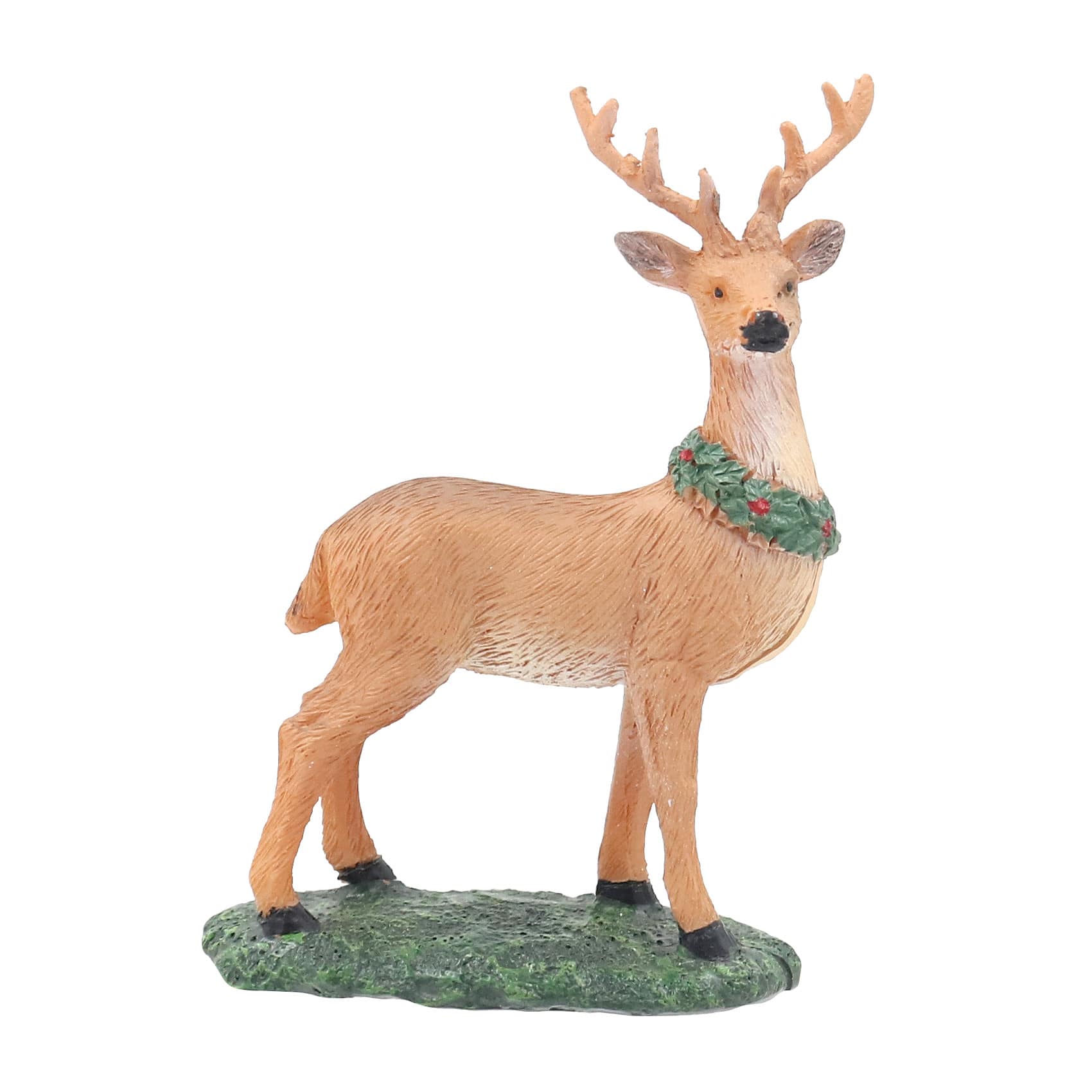 Mini Deer with Wreath Decoration by Ashland&#xAE;