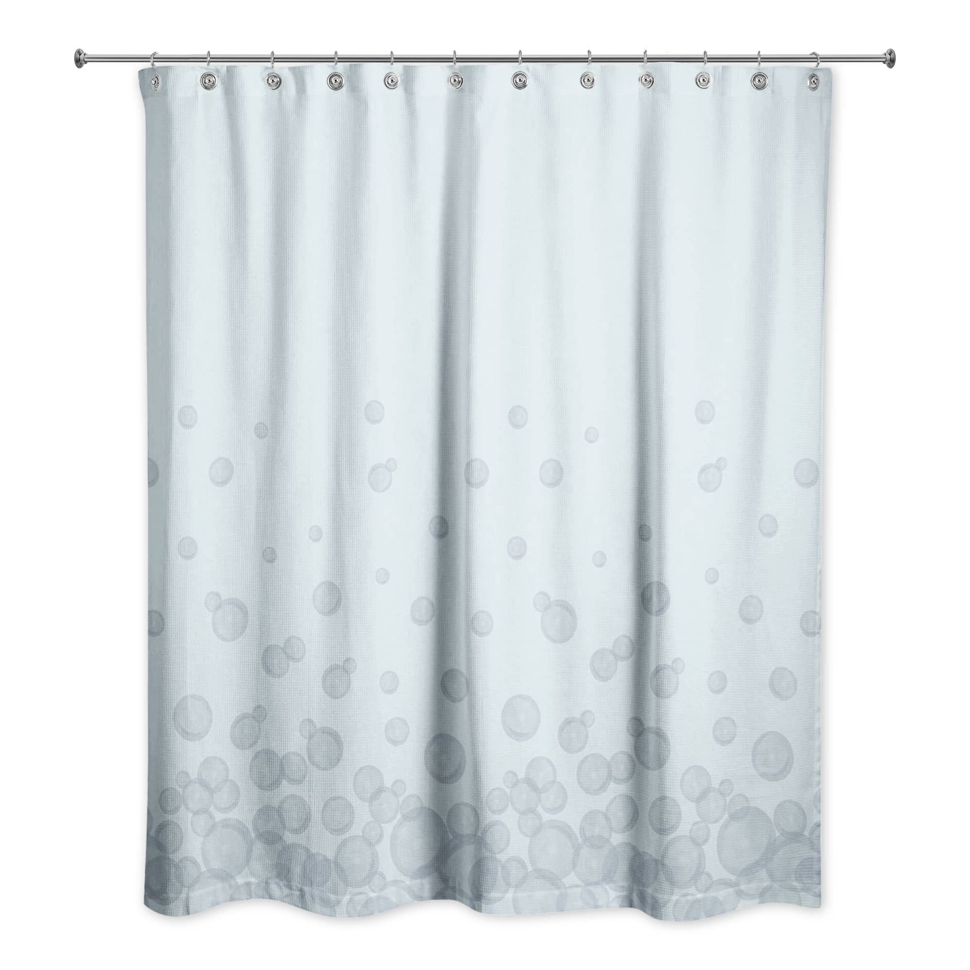 74&#x22; Bubbles Shower Curtain