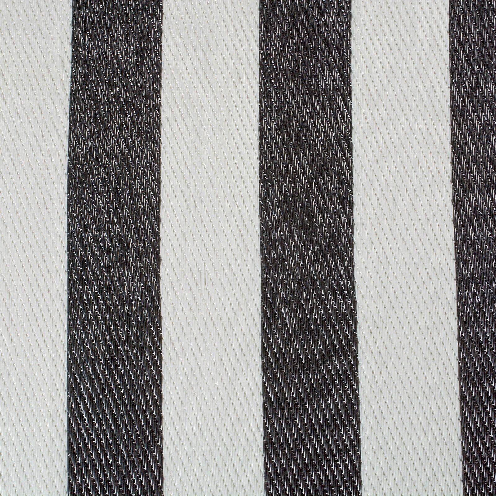 DII&#xAE; Black &#x26; White Stripe Outdoor Rug, 4ft. x 6ft.