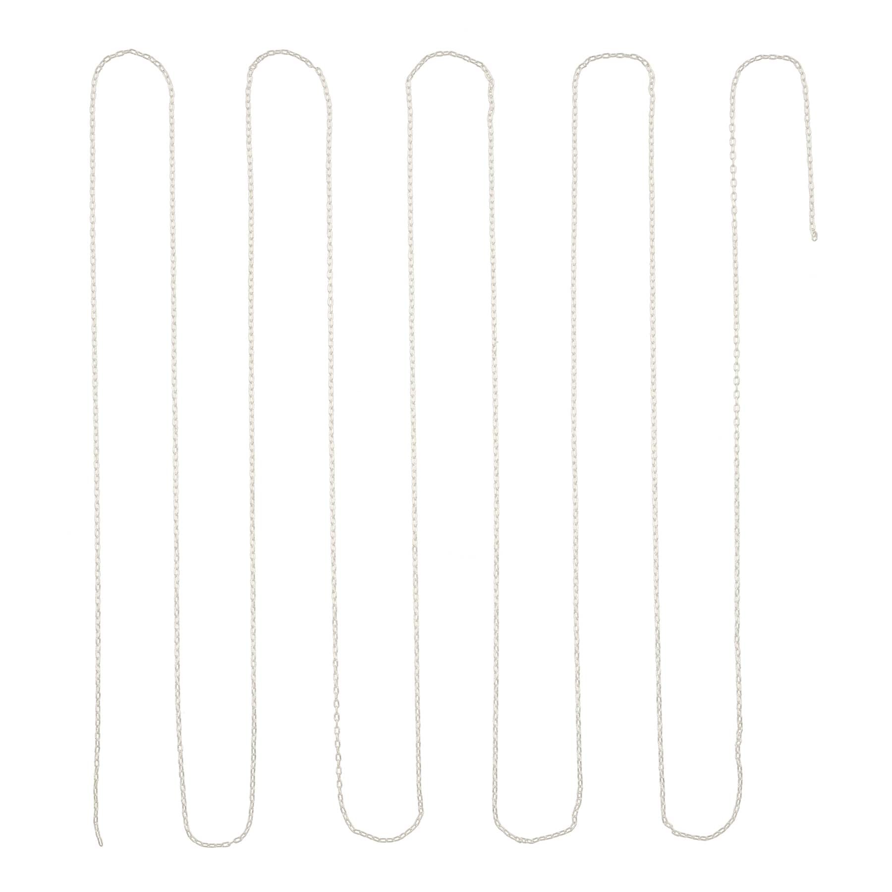 12 Pack: Silver Cable Necklace by Bead Landing™
