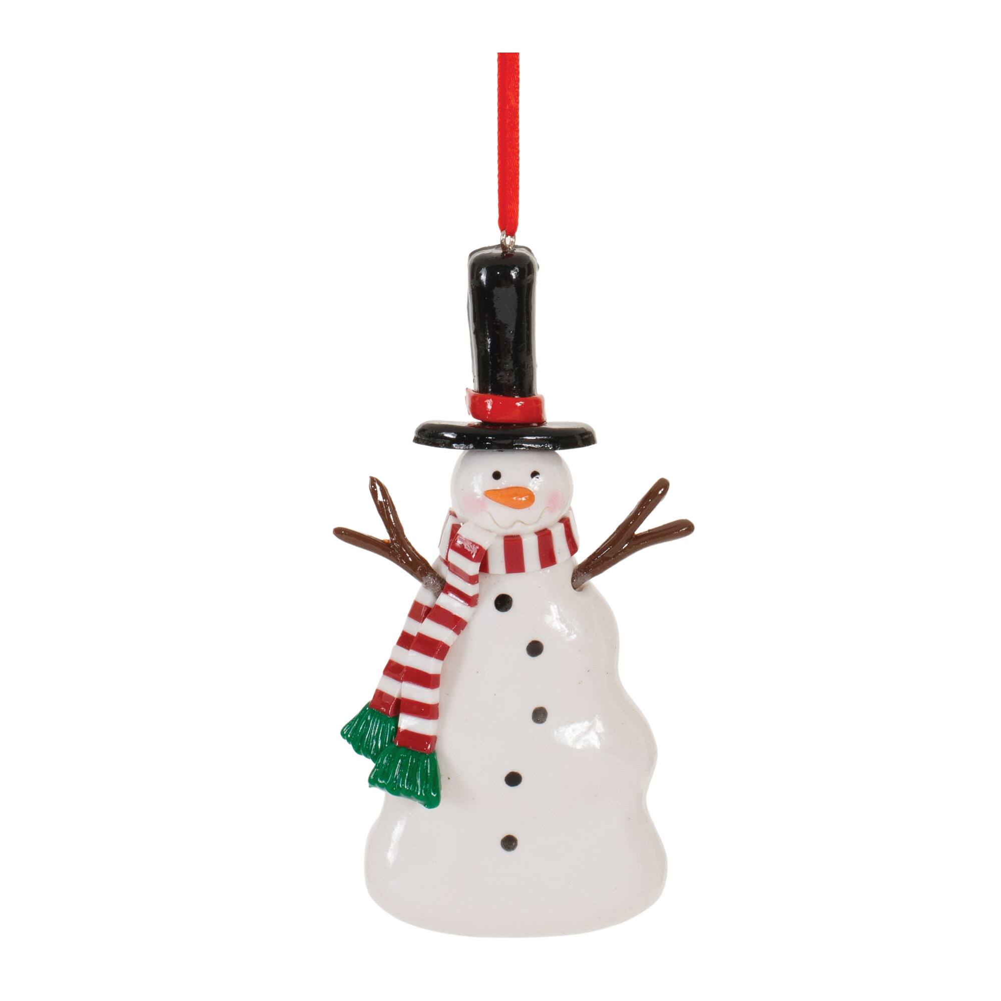 Clay Dough Snowman Ornament Set