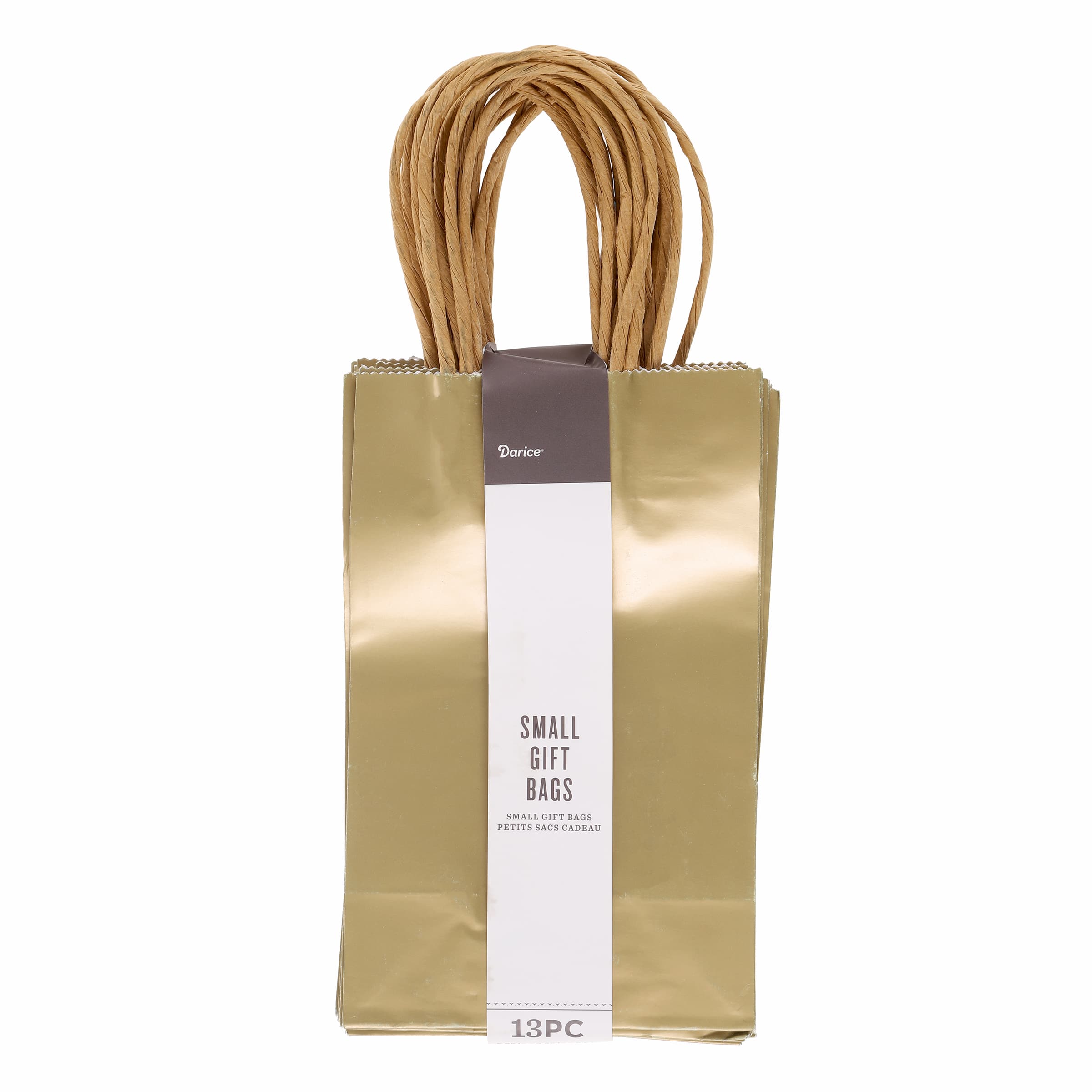 gold small gift bags