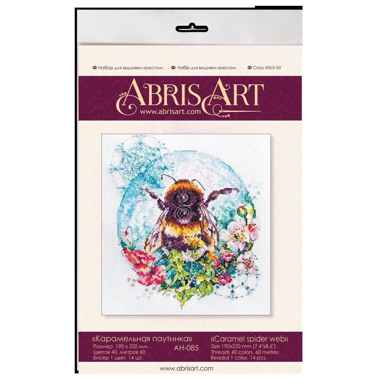 Abris Art Caramel Spider Web Cross-Stitch Kit