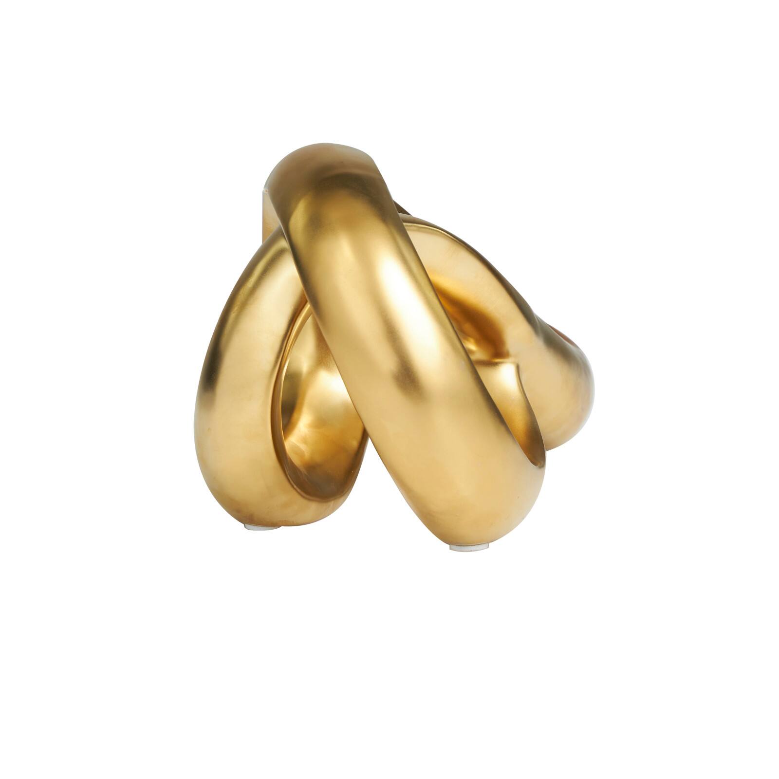 11" Ceramic Infinity Loop Abstract Sculpture