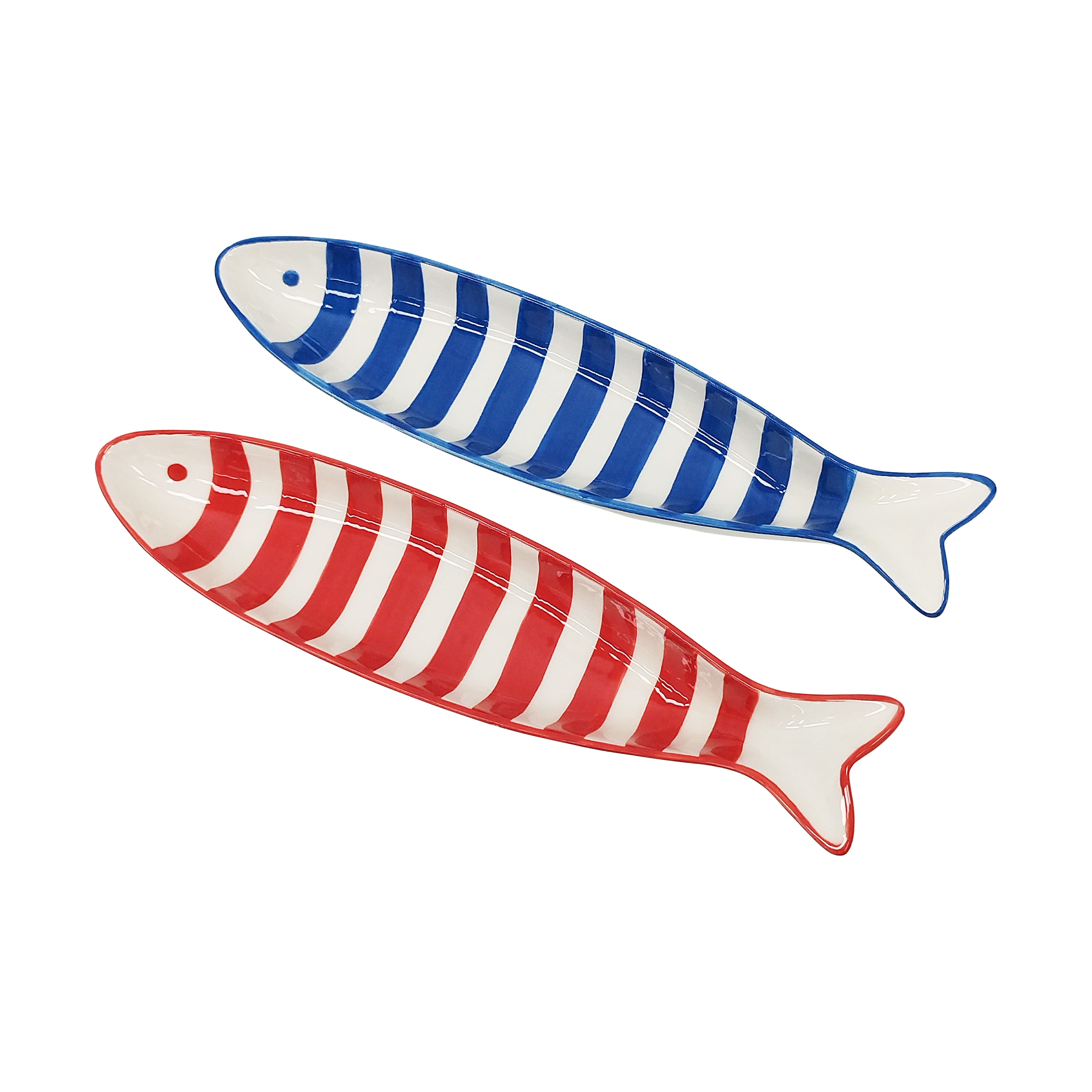 Assorted 12&#x22; Fish Ceramic Tray by Ashland&#xAE;, 1pc.
