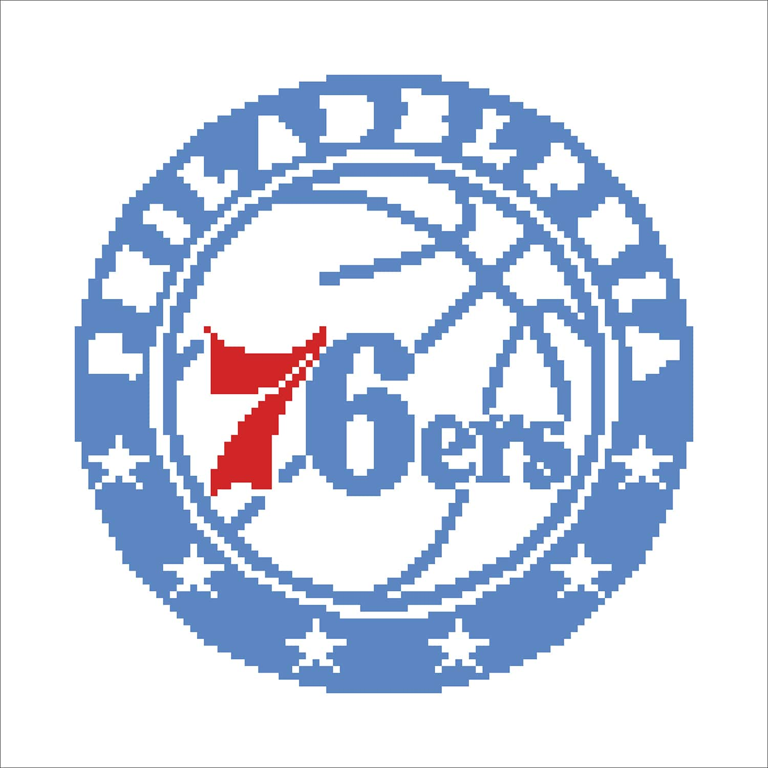 Camelot&#xAE; Dots Intermediate NBA Philadelphia 76ers Diamond Painting Kit