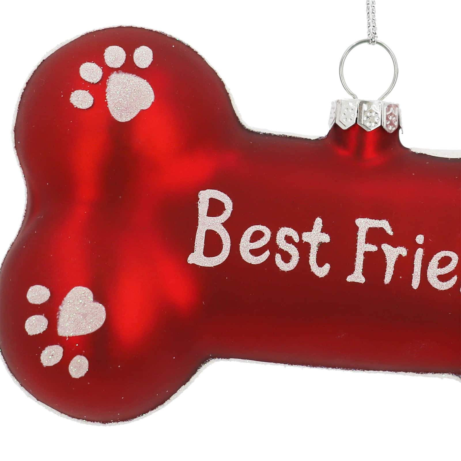 5&#x22; Best Friend Dog Bone Glass Ornament by Ashland&#xAE;