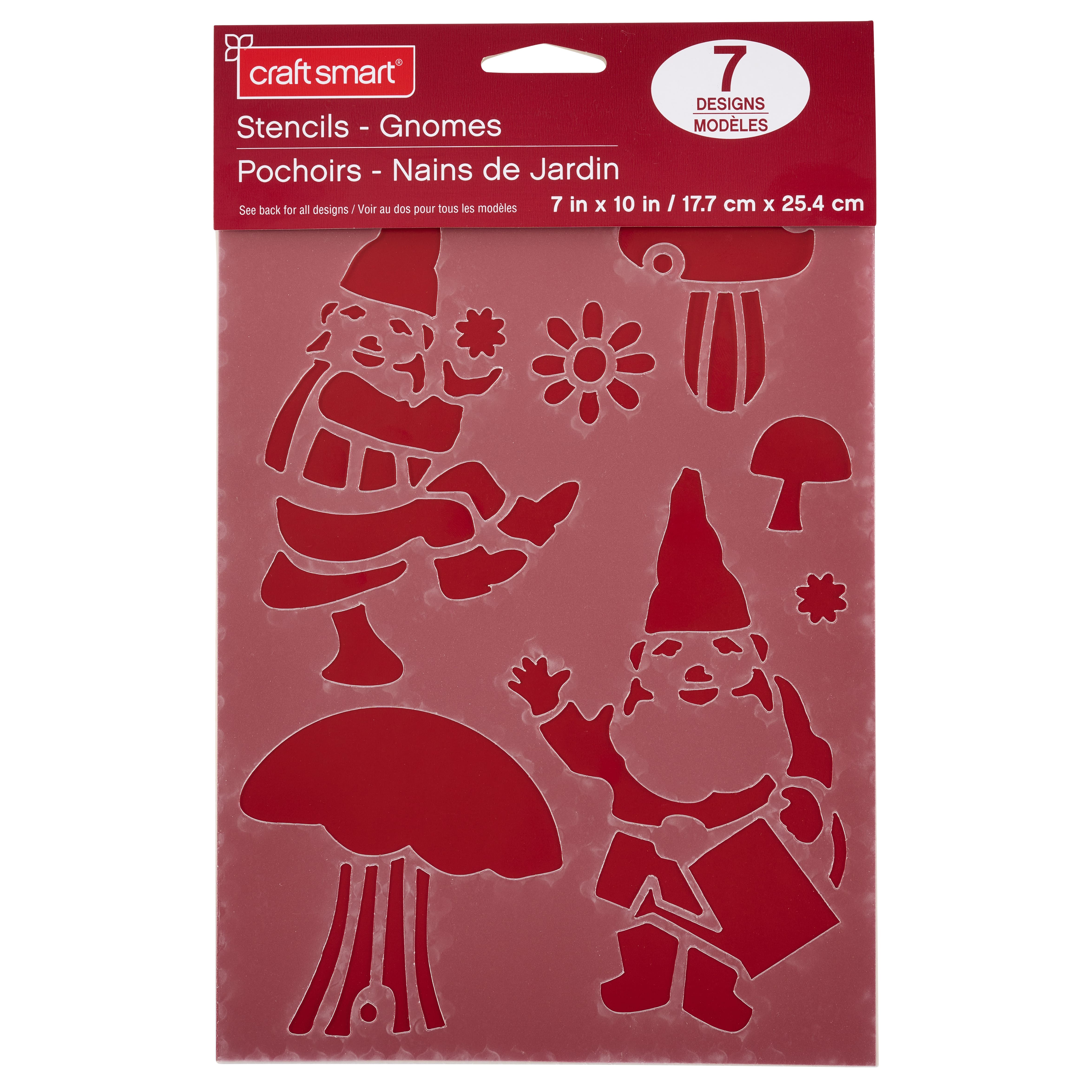 Gnome Stencils by Craft Smart&#xAE;, 7&#x22; x 10&#x22;