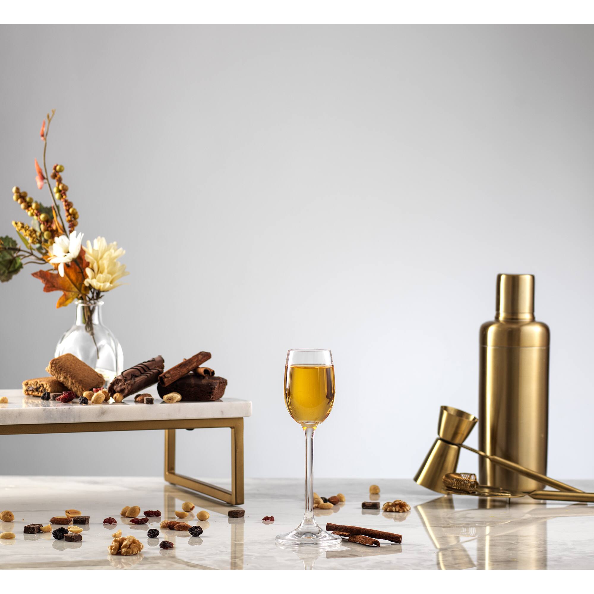 JoyJolt® Saga Crystal Liquor Glasses, 8ct.