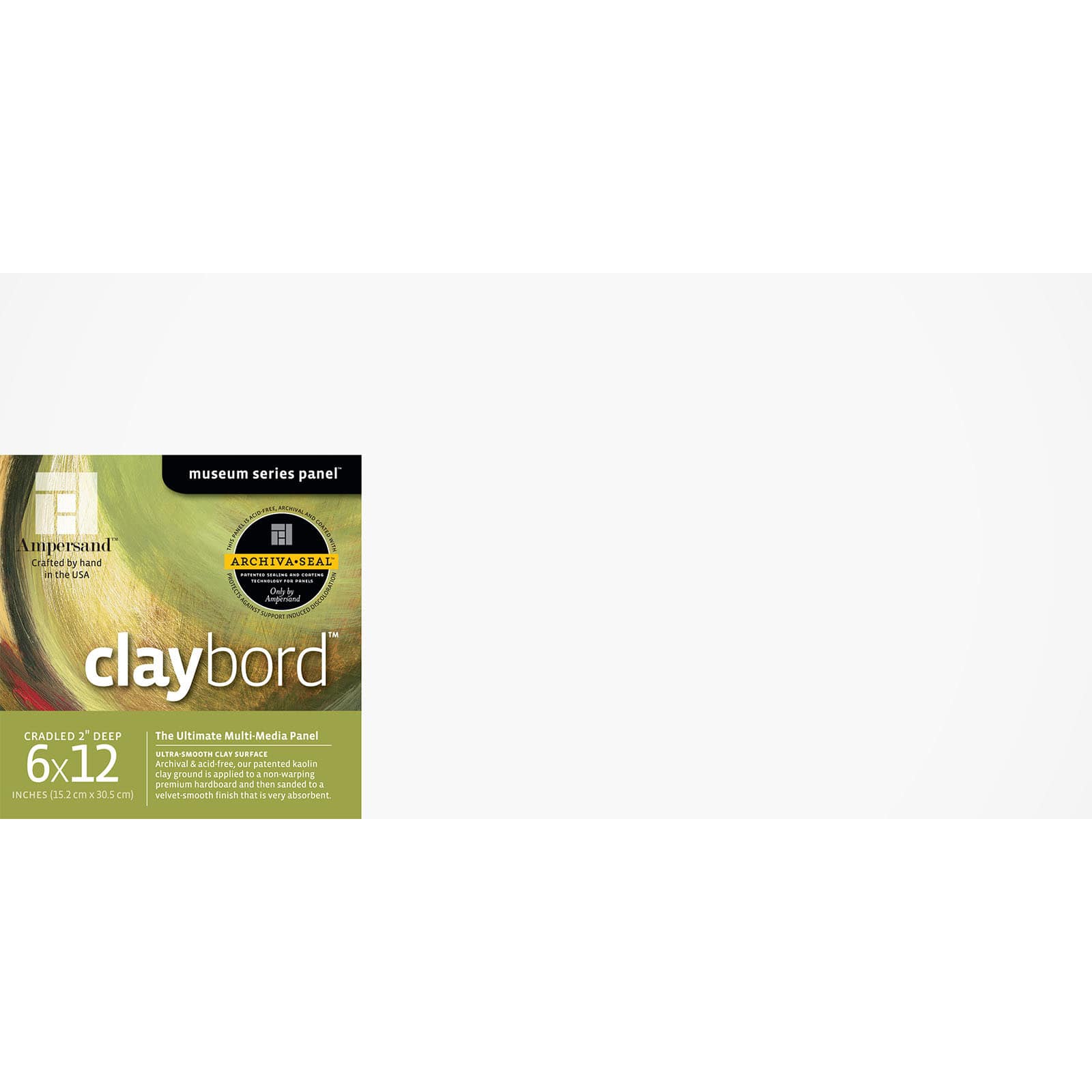 Ampersand™ Claybord™ 2" Cradled Panel Wood & Hardboard Panels Michaels