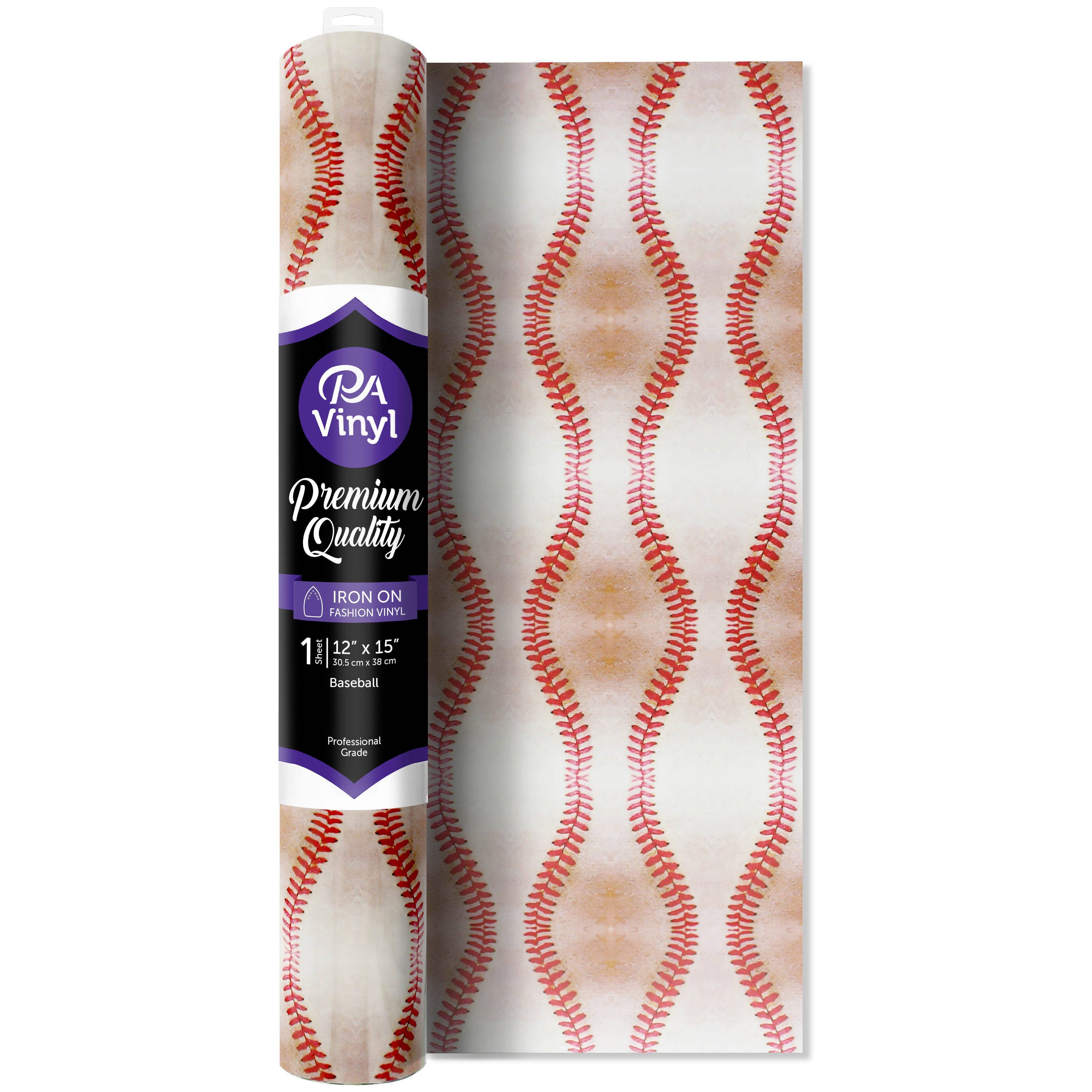 PA Vinyl Basbeall Print Iron On Vinyl