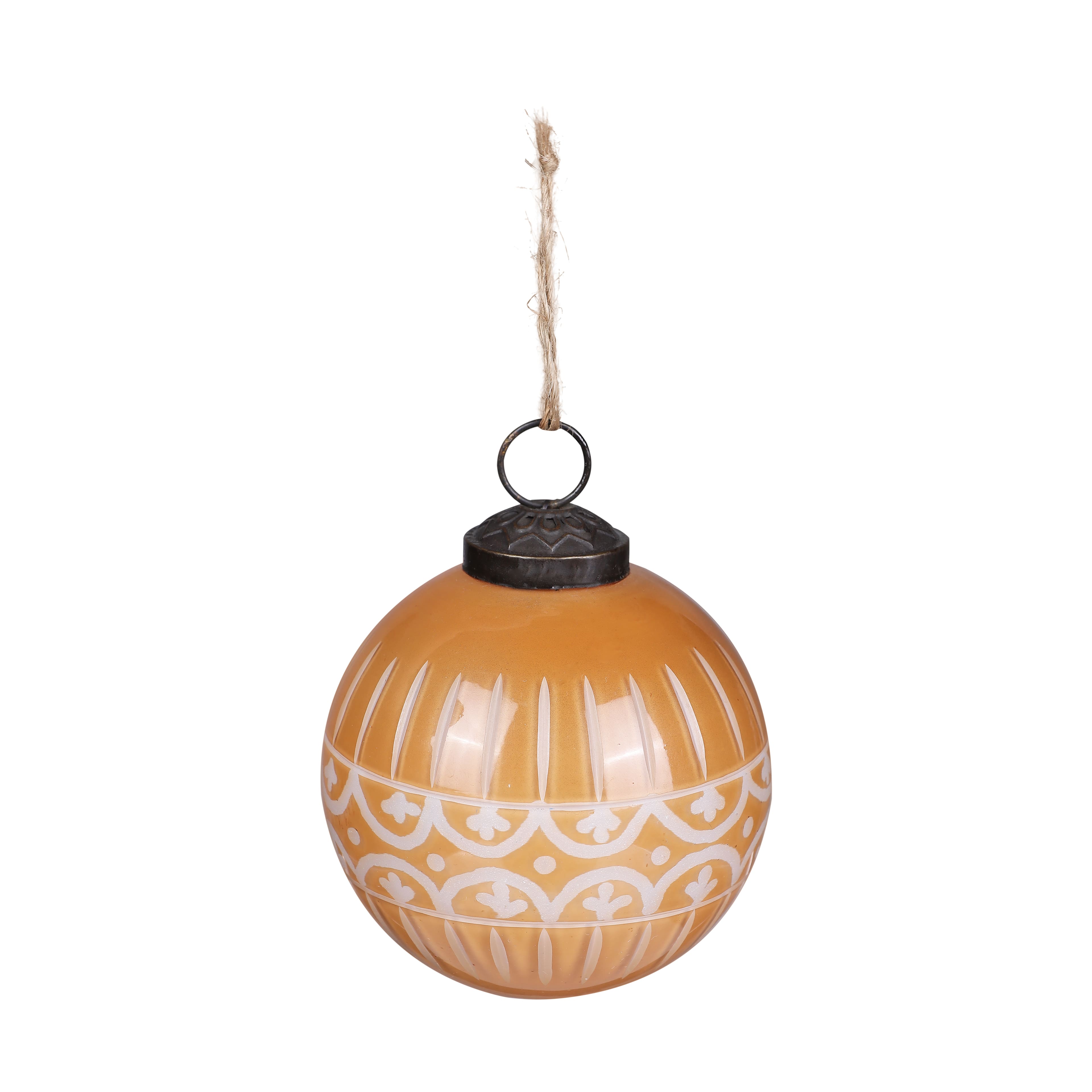 3&#x22; Light Brown Gingerbread Forest Glass Ball Ornament by Ashland&#xAE;