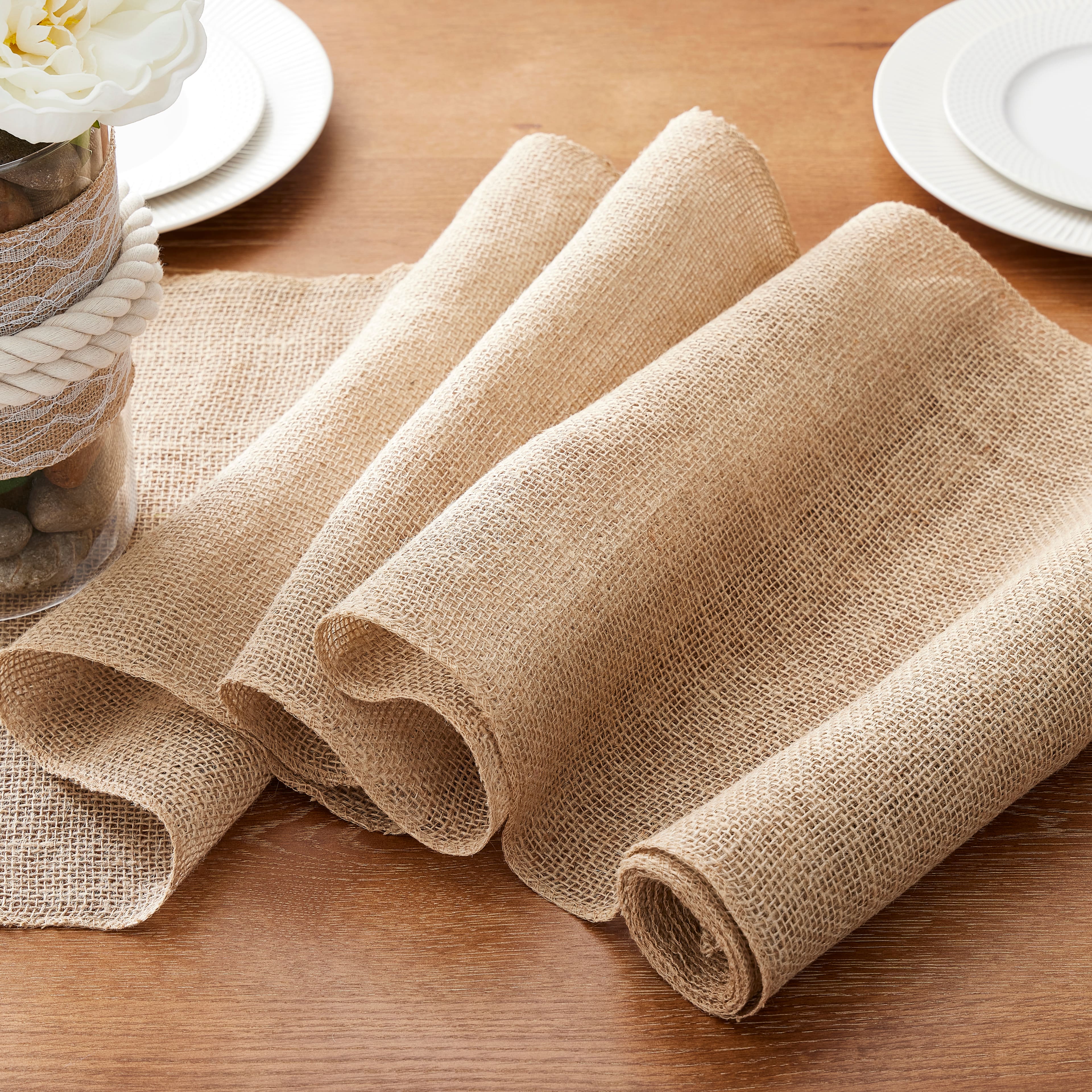 5yd. Open Weave Burlap Runner by Ashland®