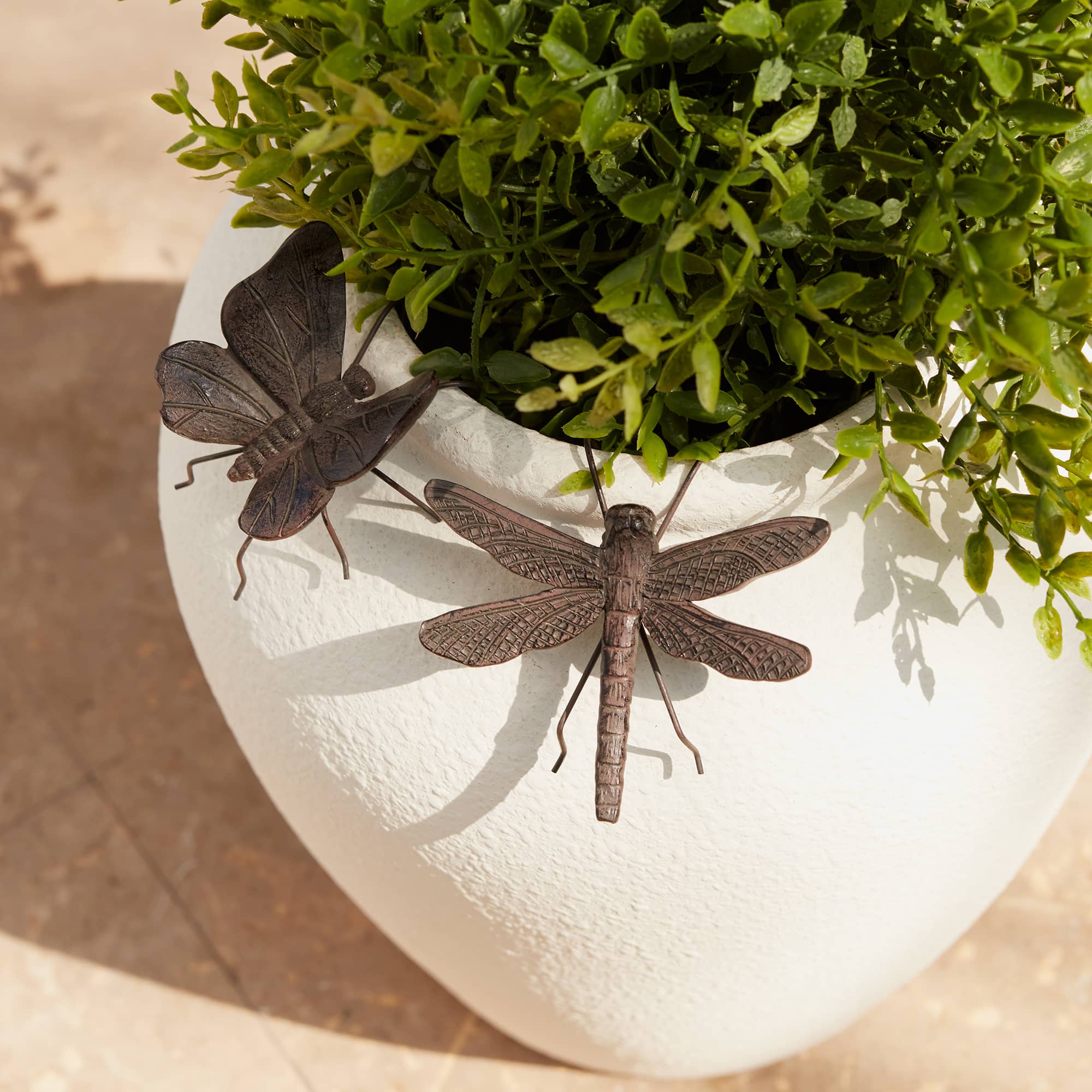 Dragonfly &#x26; Butterfly Insect Pot Sitters Set