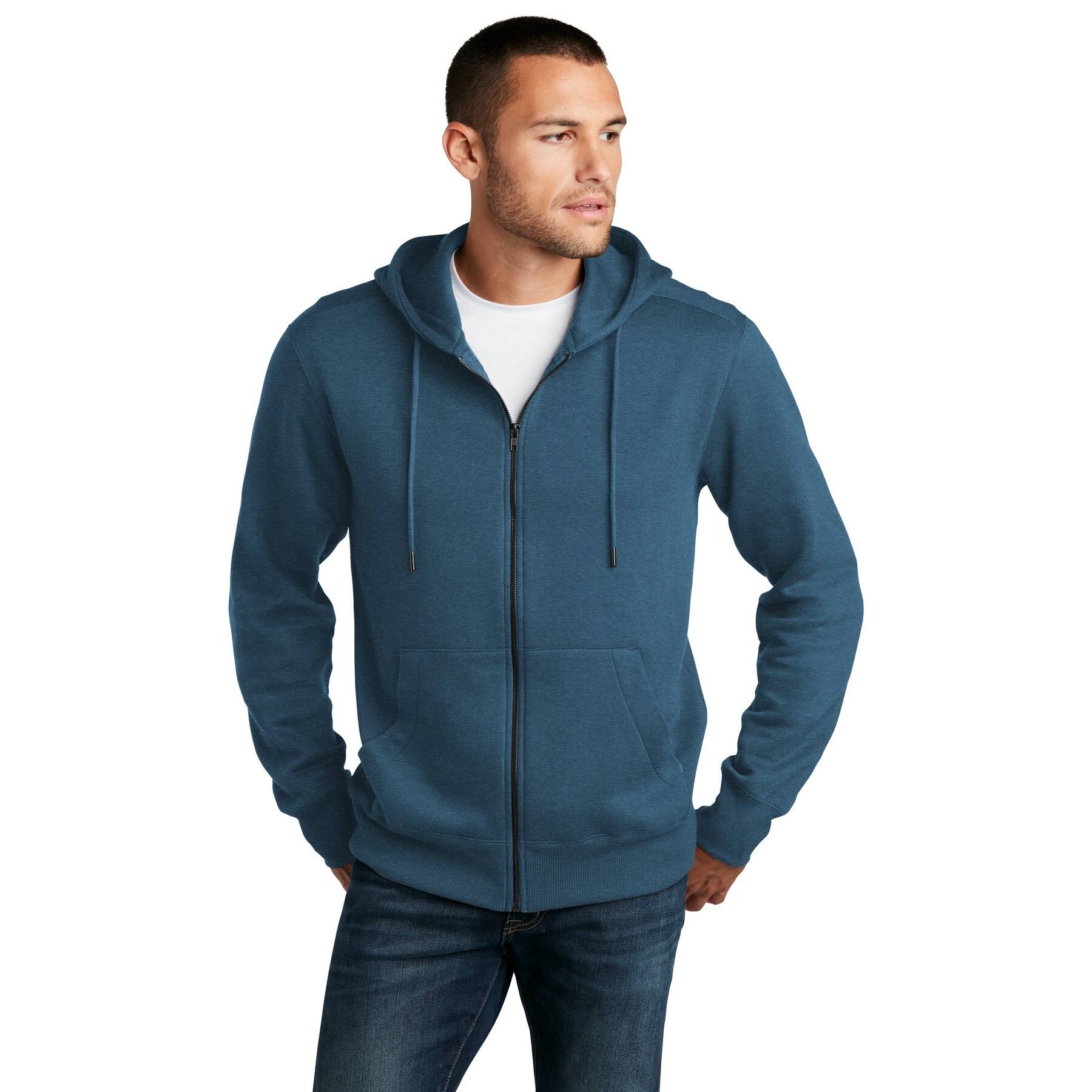District® Perfect Weight® Fleece Full-Zip Hoodie