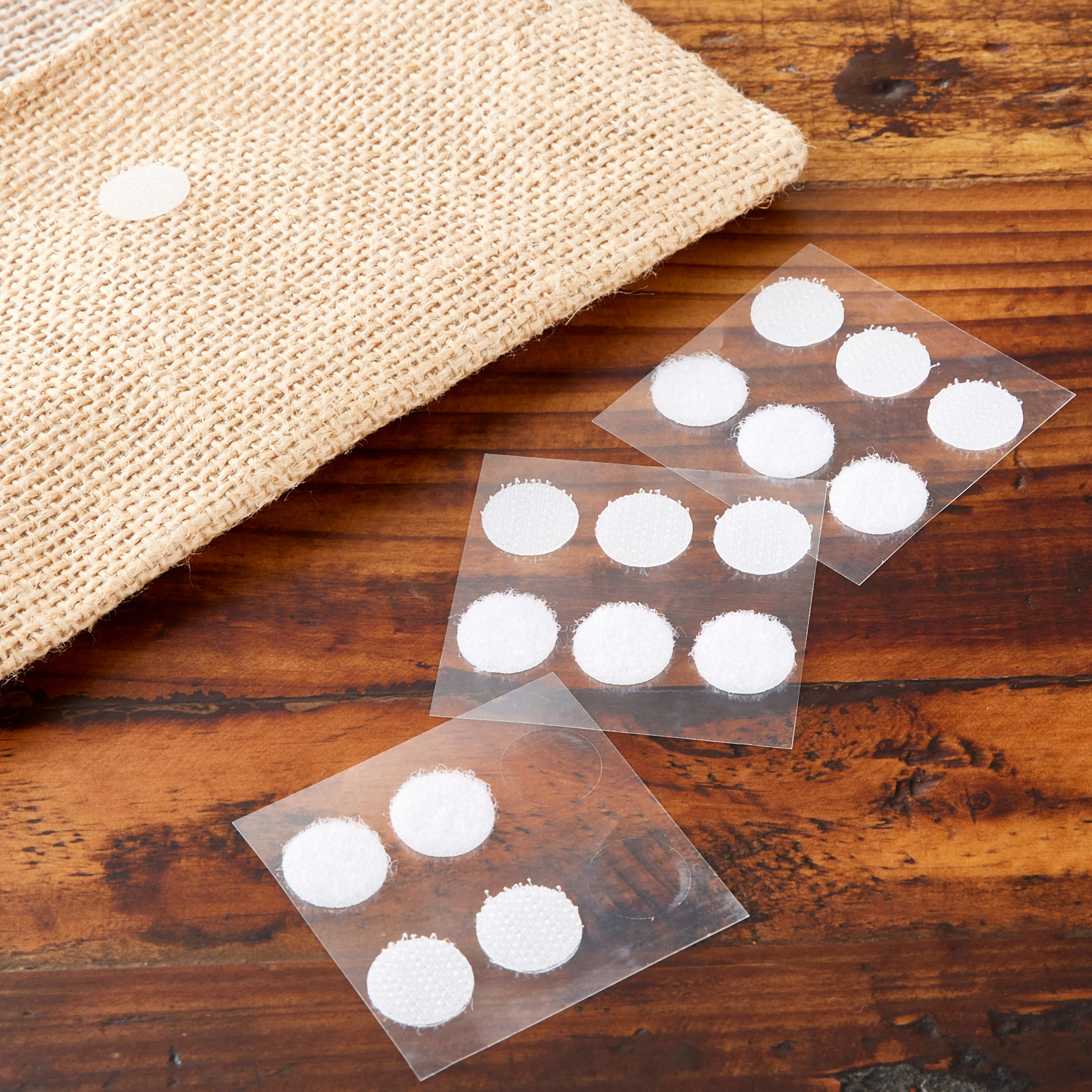 White Hook & Loop Circles by Loops & Threads®