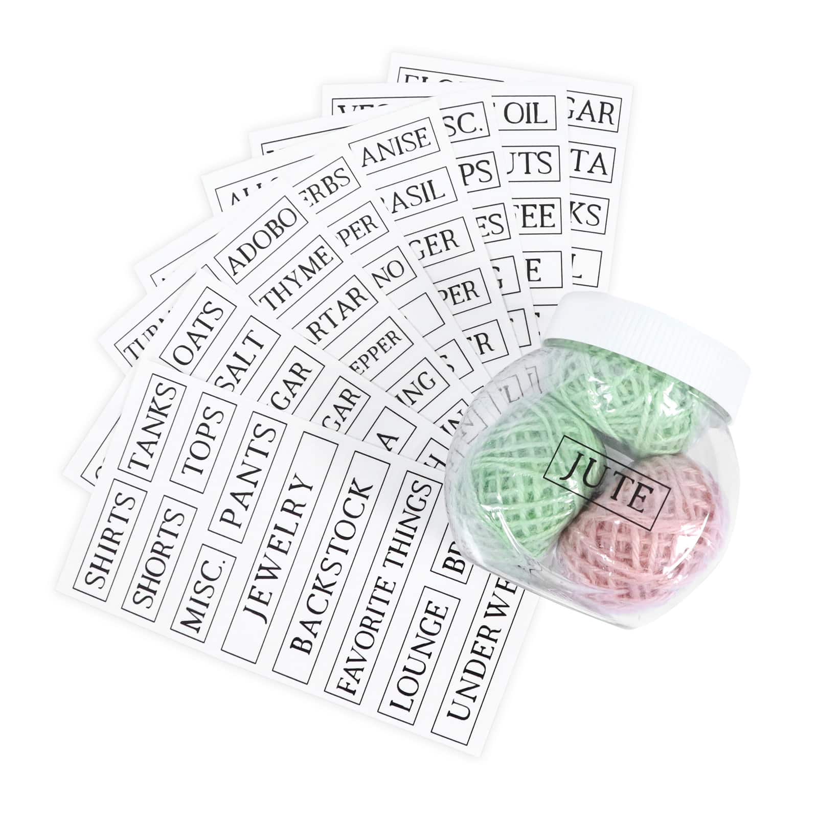 12 Pack: Clear Rectangle Household Label Stickers by Recollections&#x2122;