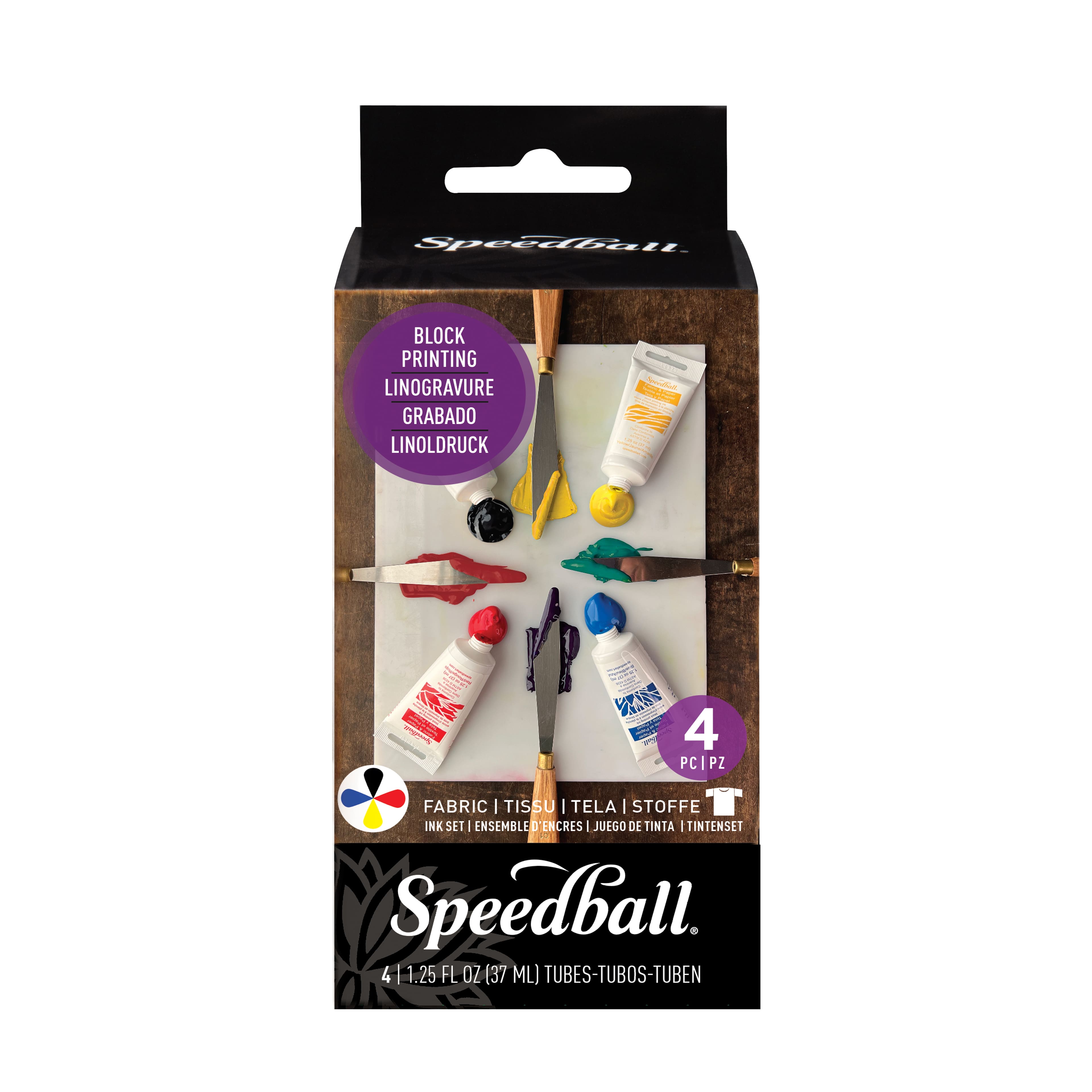 Speedball&#xAE; Fabric Block Printing Ink Set