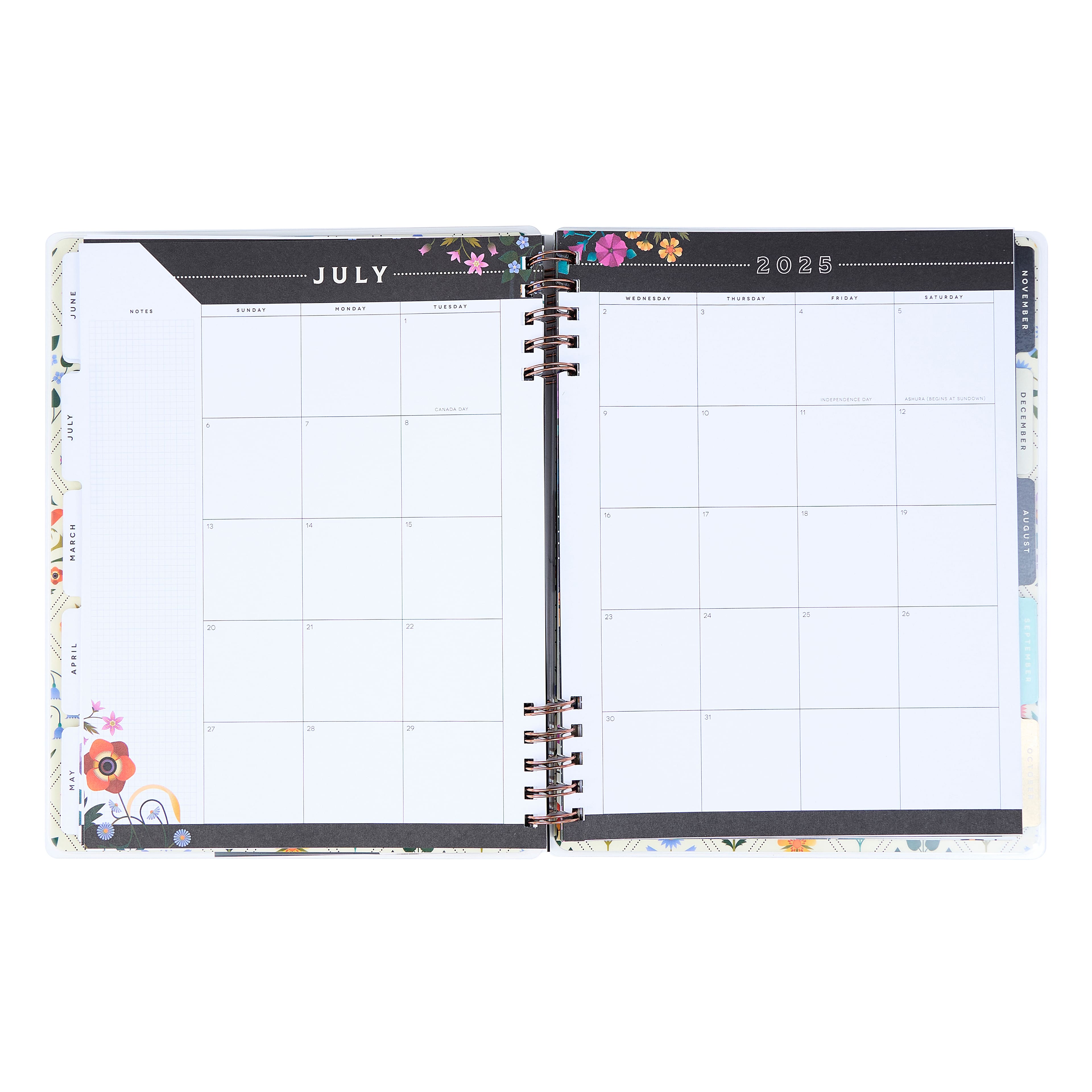 The Big Happy Planner&#xAE; Customizable Twin Loop Radiant Garden