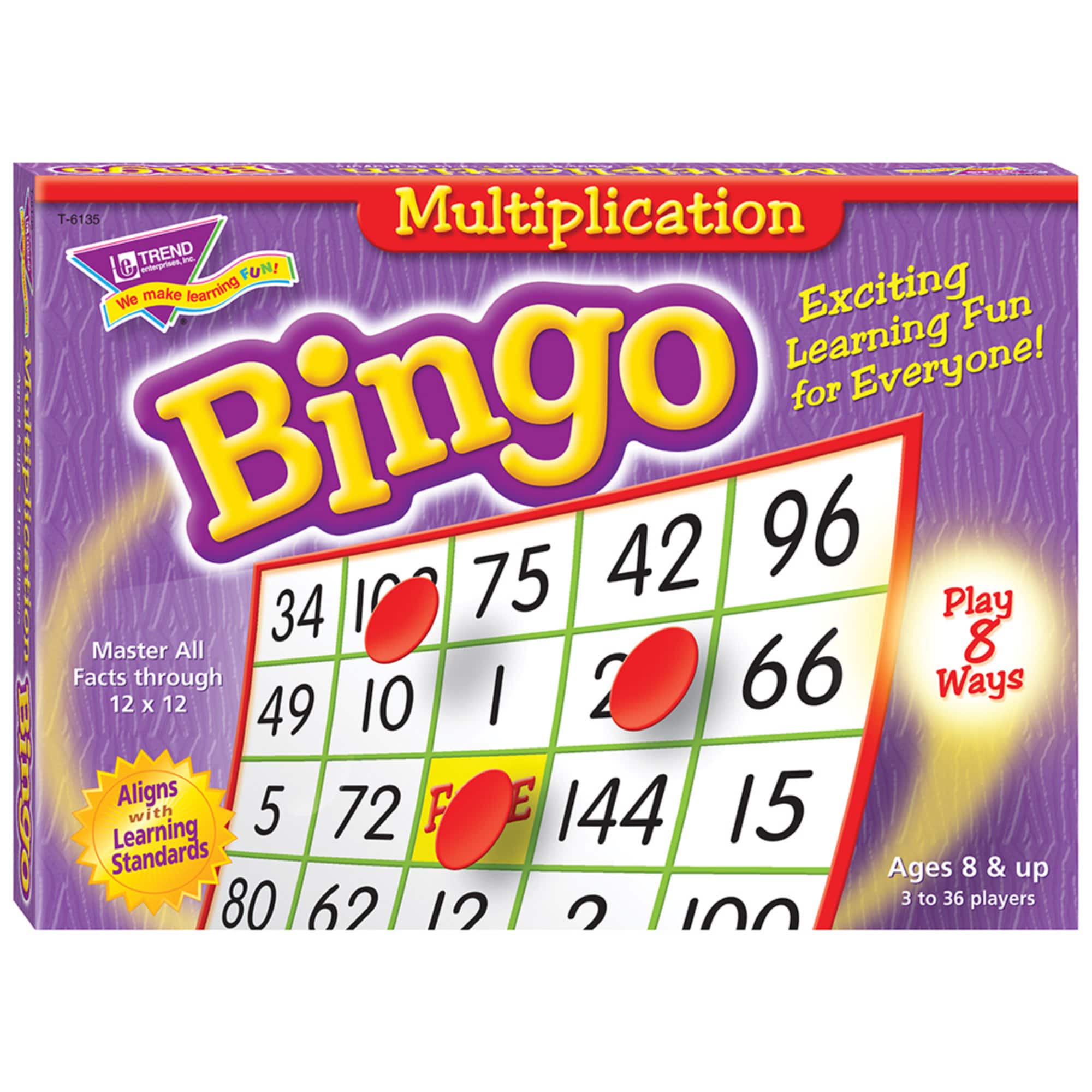 Trend Enterprises&#xAE; Multiplication Bingo